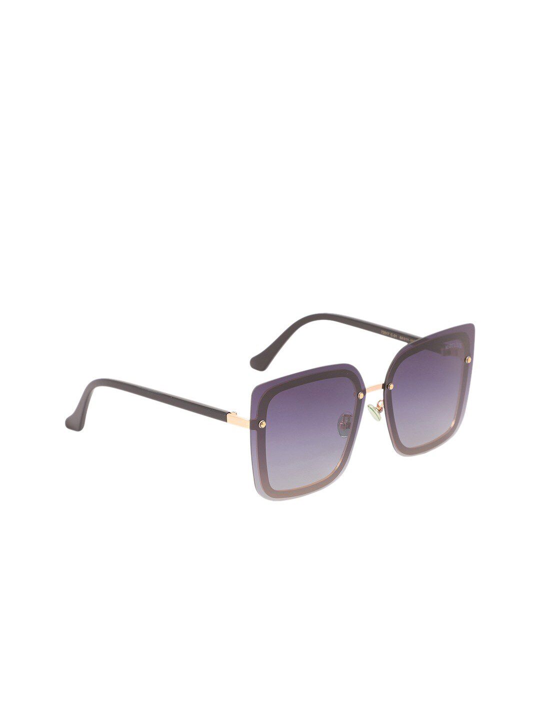 MARC LOUIS Women Purple Lens & Purple Square Sunglasses with UV Protected Lens Price in India