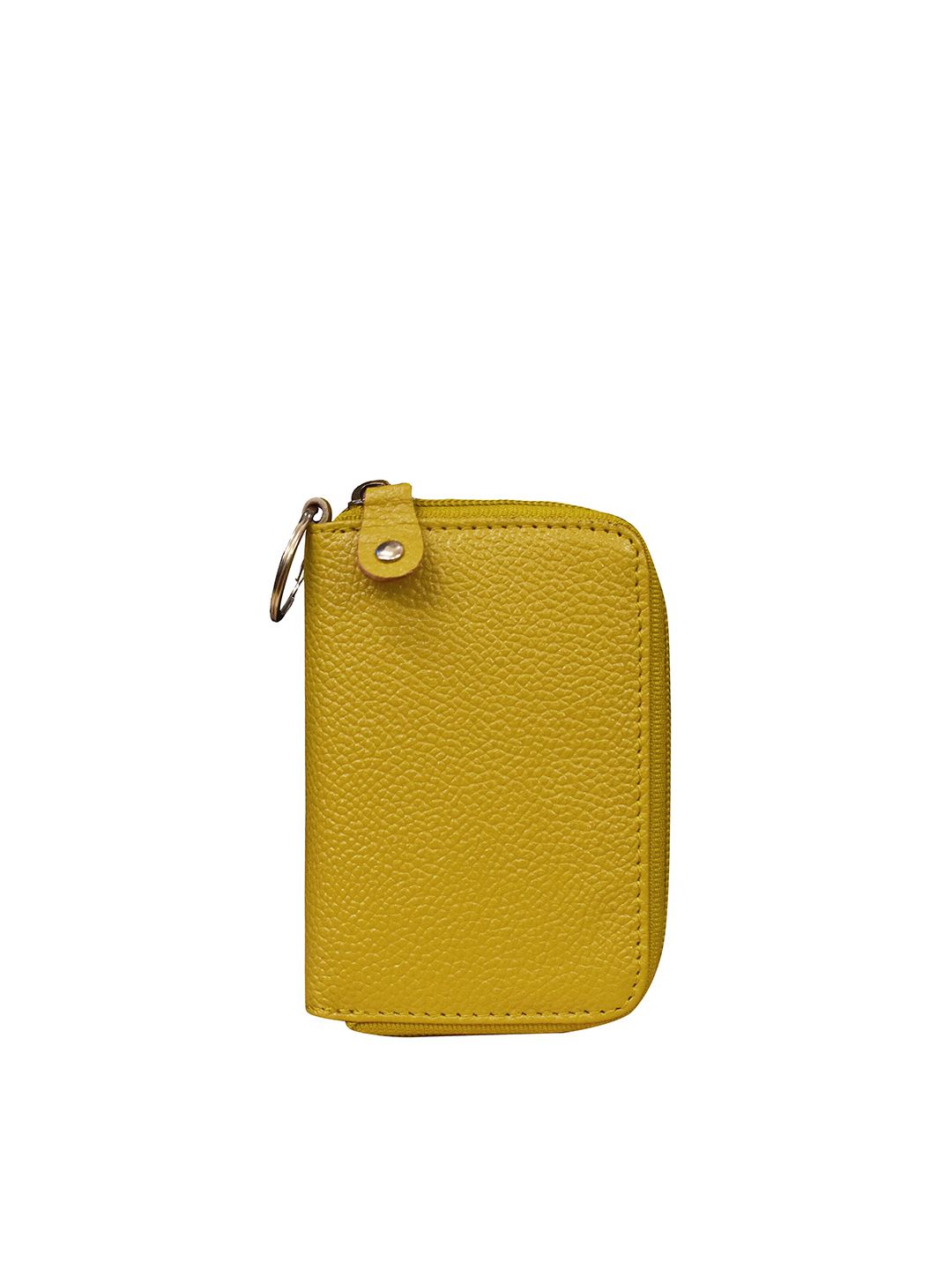 ABYS Yellow Leather Card Holder Price in India