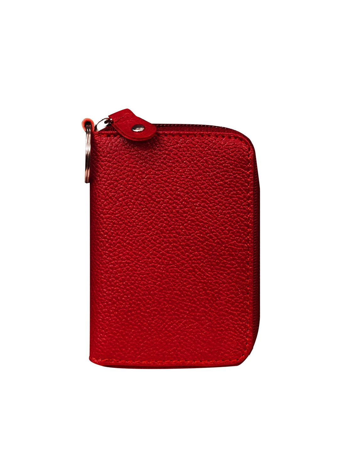 ABYS Adult Red Leather Card Holder Price in India