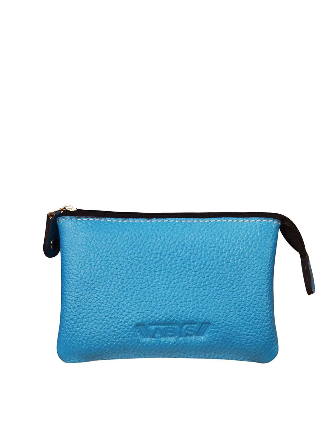 ABYS Unisex Blue & Blue Leather Envelope with SD Card Holder Price in India