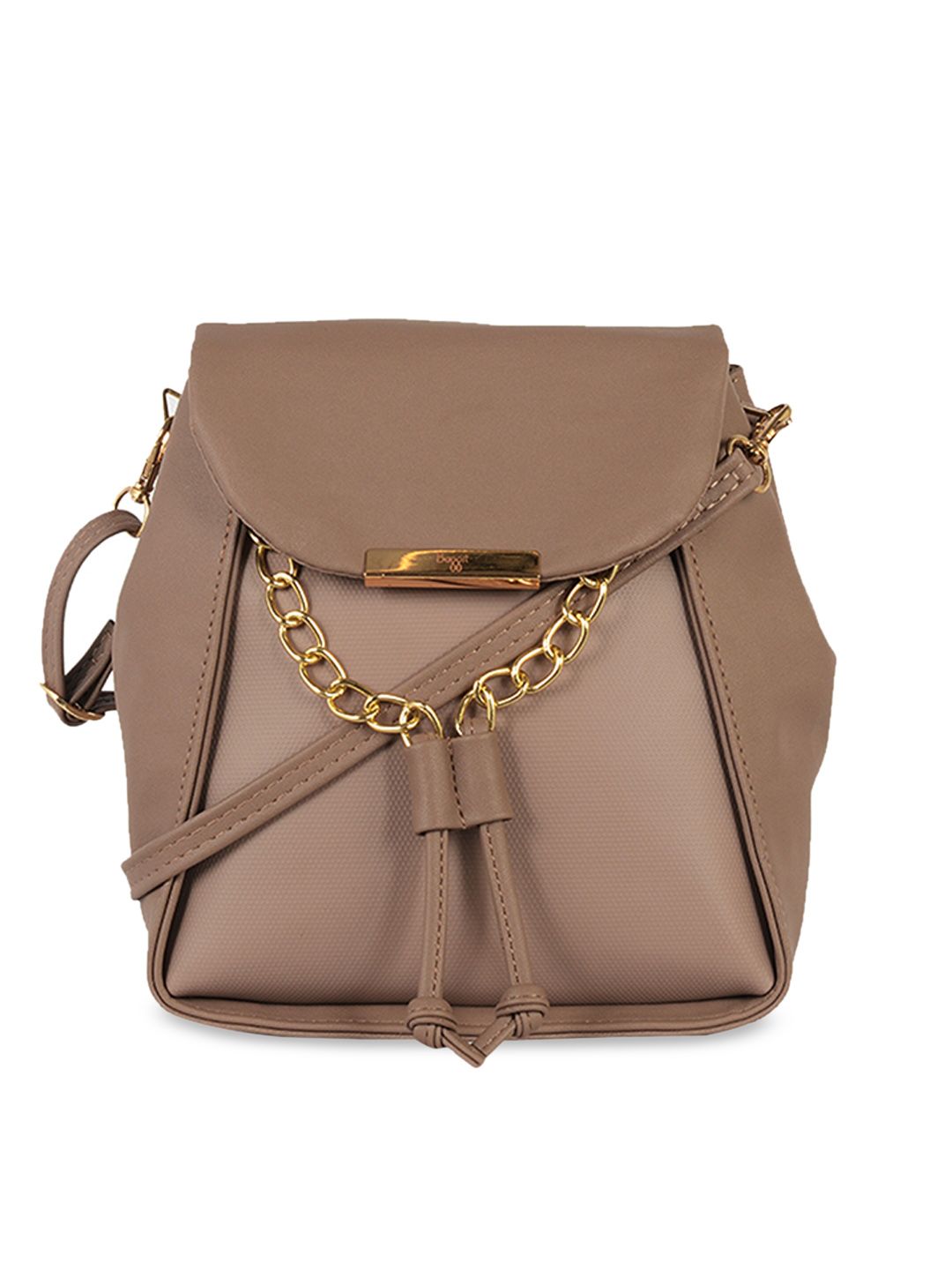 Baggit Pink Structured Sling Bag with Bow Detail Price in India