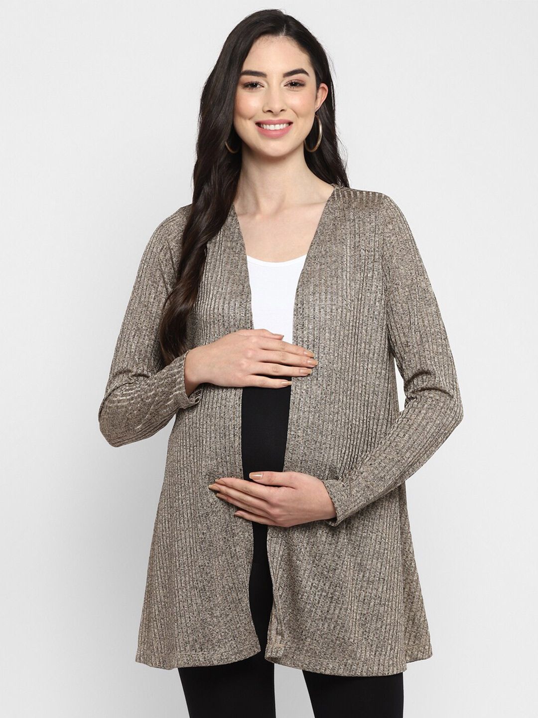 Momsoon Maternity Women Gold-Toned Maternity Shrug Price in India