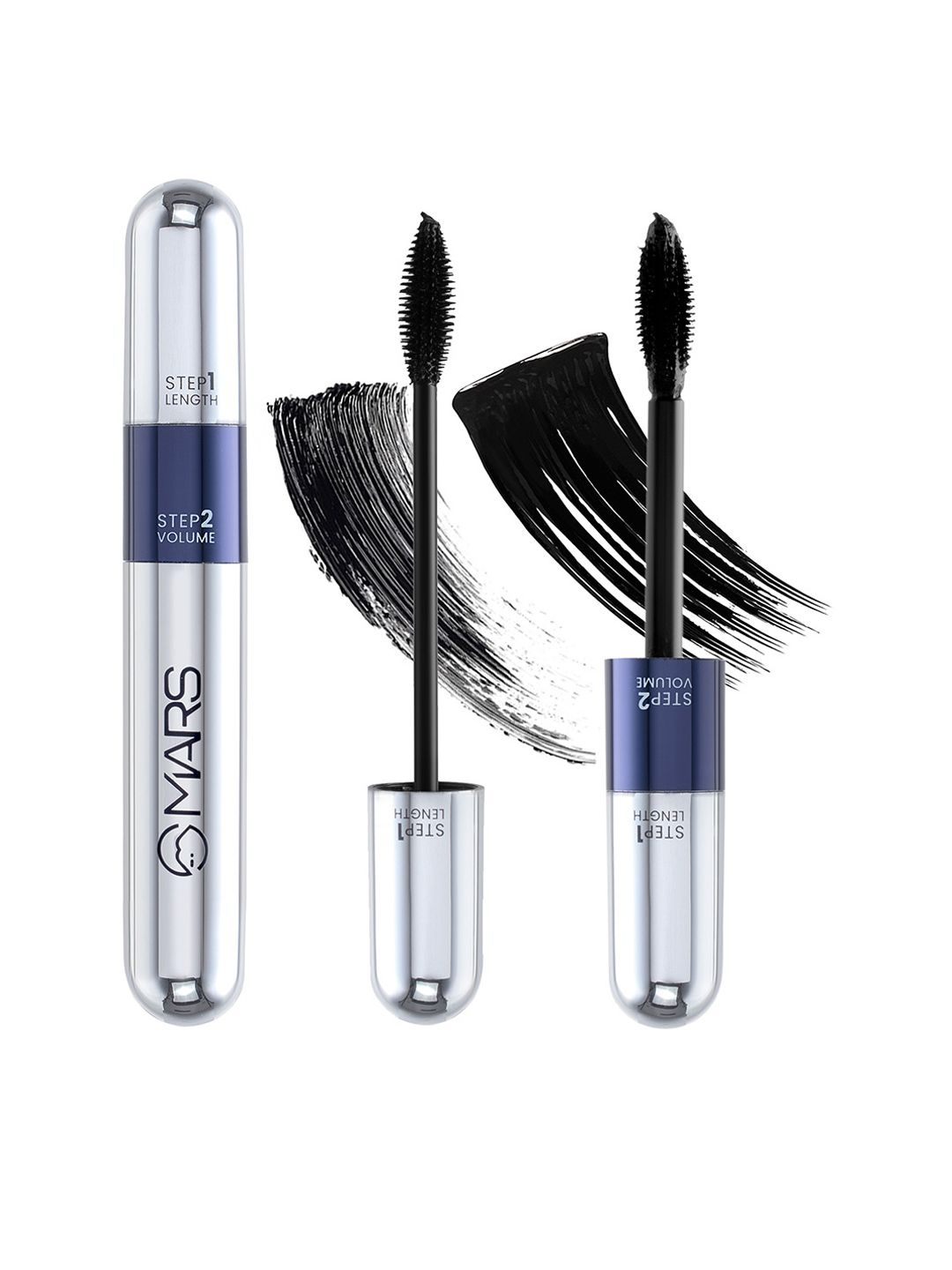 MARS MARS Double Trouble Mascara - 2-Step Volumizing & Lengthening - Jet Black