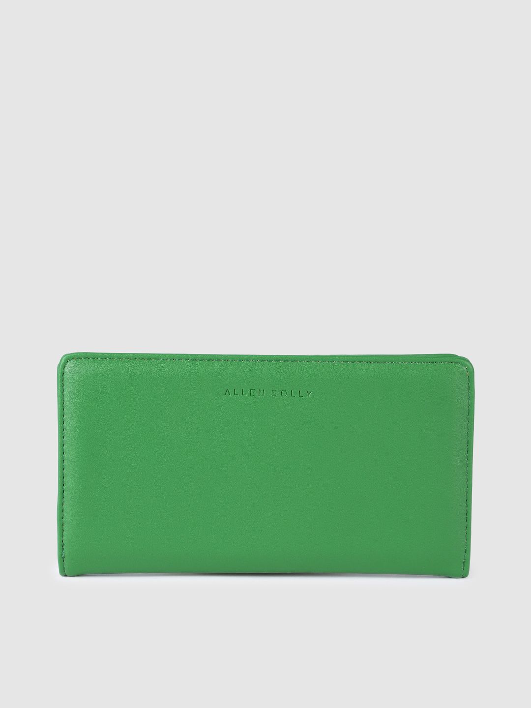 Allen Solly Women Green Solid Two Fold Wallet Price in India