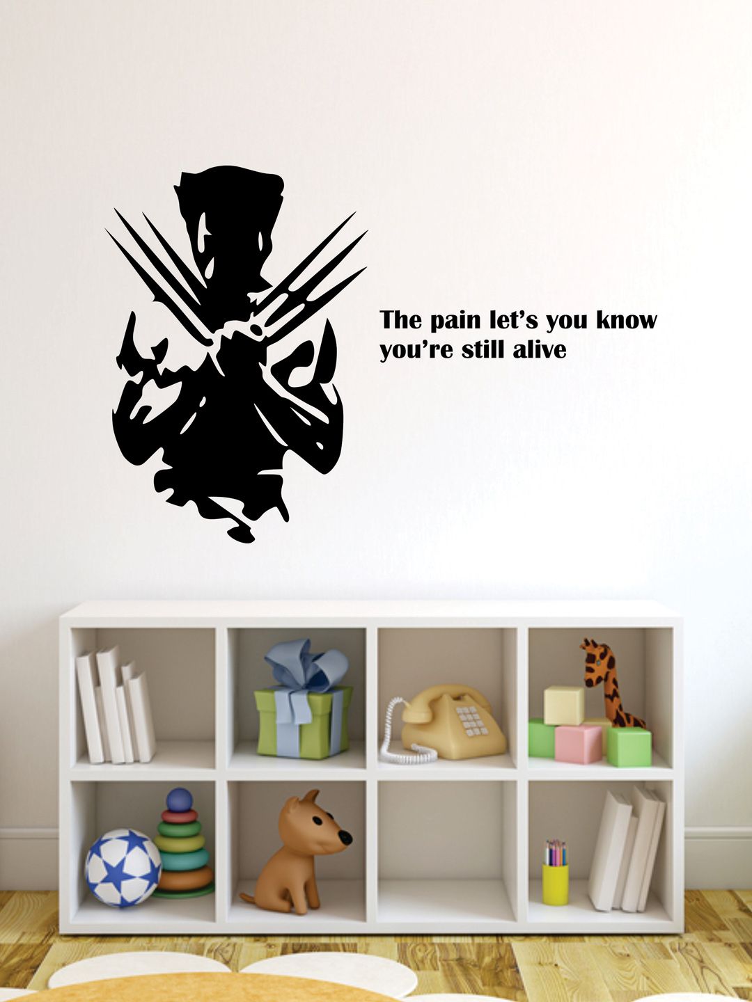 WALLSTICK Black Quote Wall Sticker Price in India