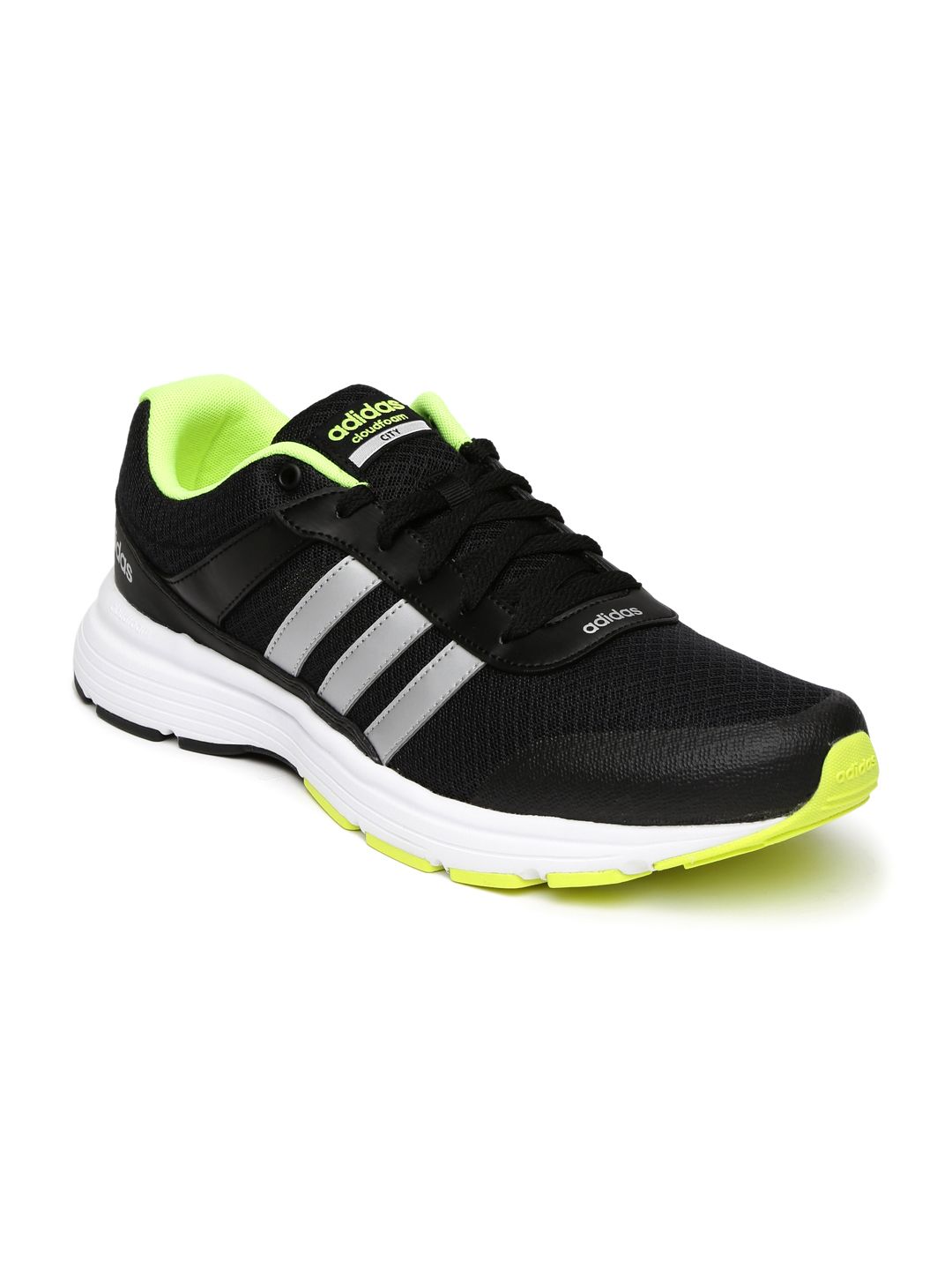 adidas gazelle silver green womens adidas RUNFALCON 3.0 Wide Cloudfoam Running Shoes | White | Men's main image 0