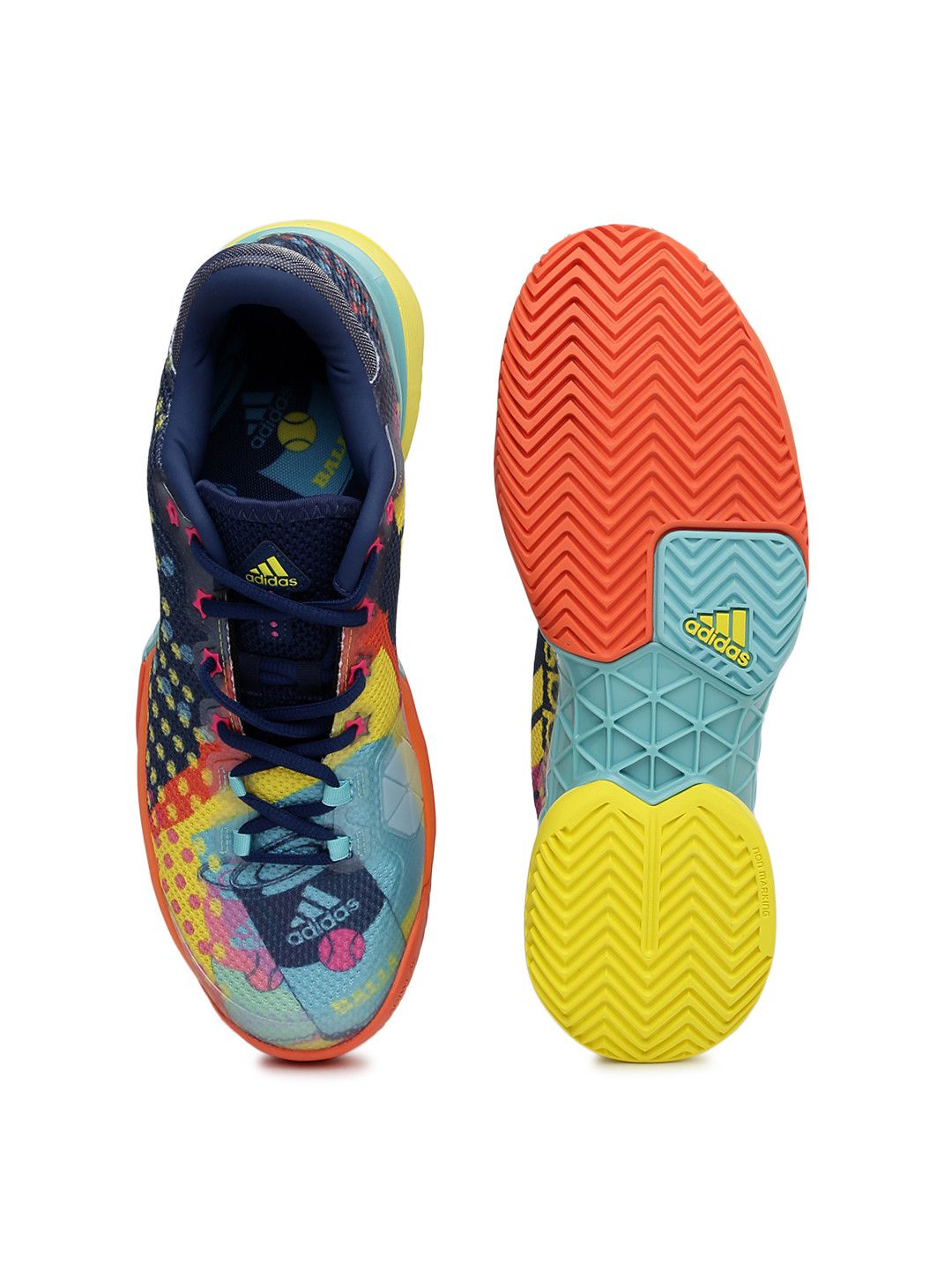 Buy ADIDAS Men Multicoloured BARRICADE 2017 POP ART Tennis Shoes - Sports  Shoes for Men 1731455 | Myntra