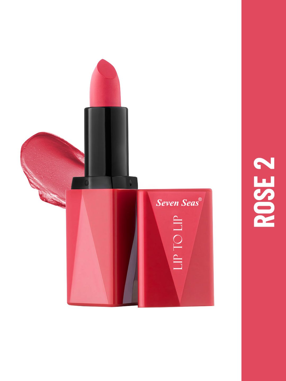 Seven Seas Lip To Lip Matte Lipstick, 3.8 gm - Rose 2 Price in India