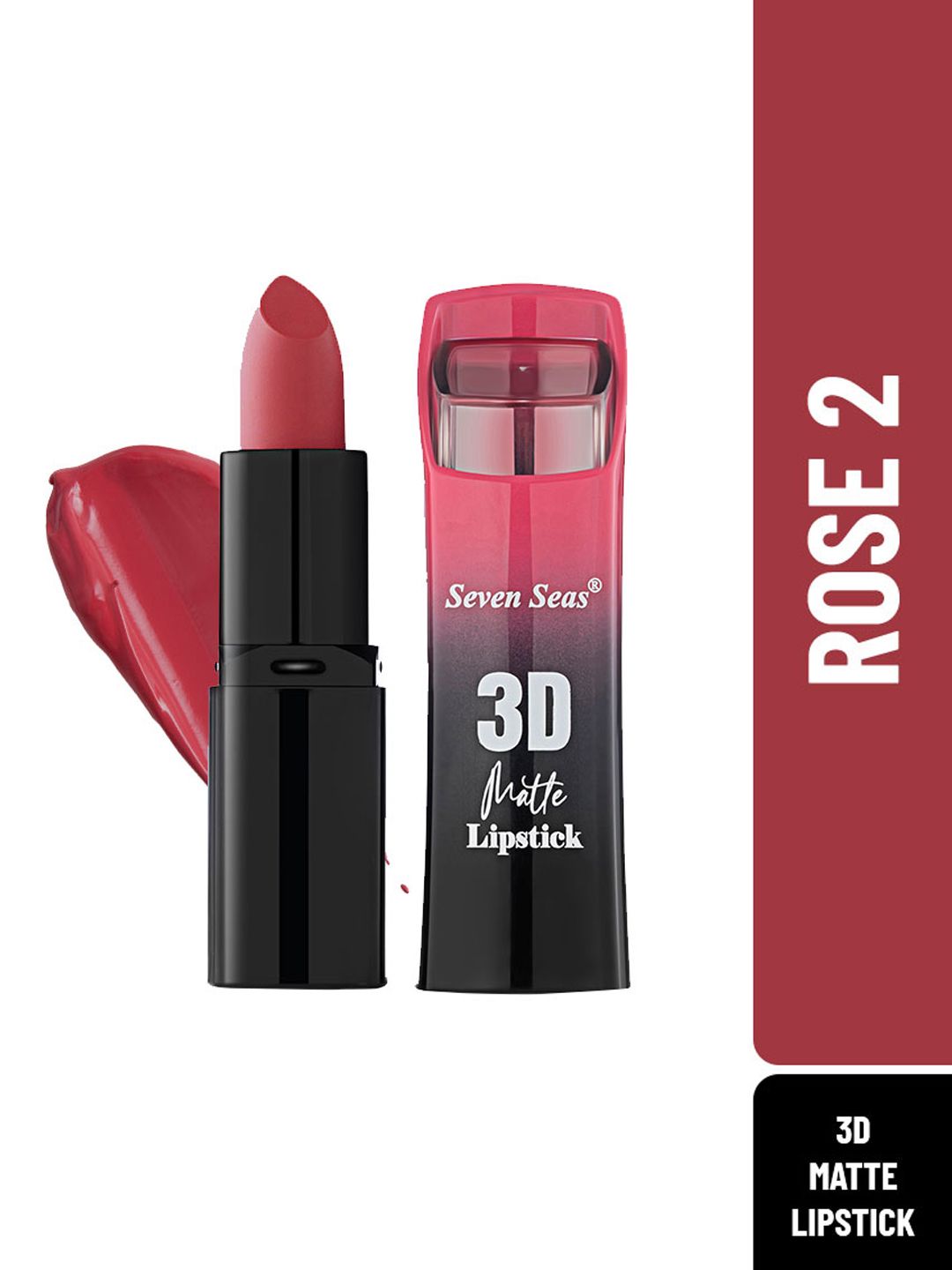 Seven Seas Red Rose-II 3D Matte Full Coverage Lipstick Price in India