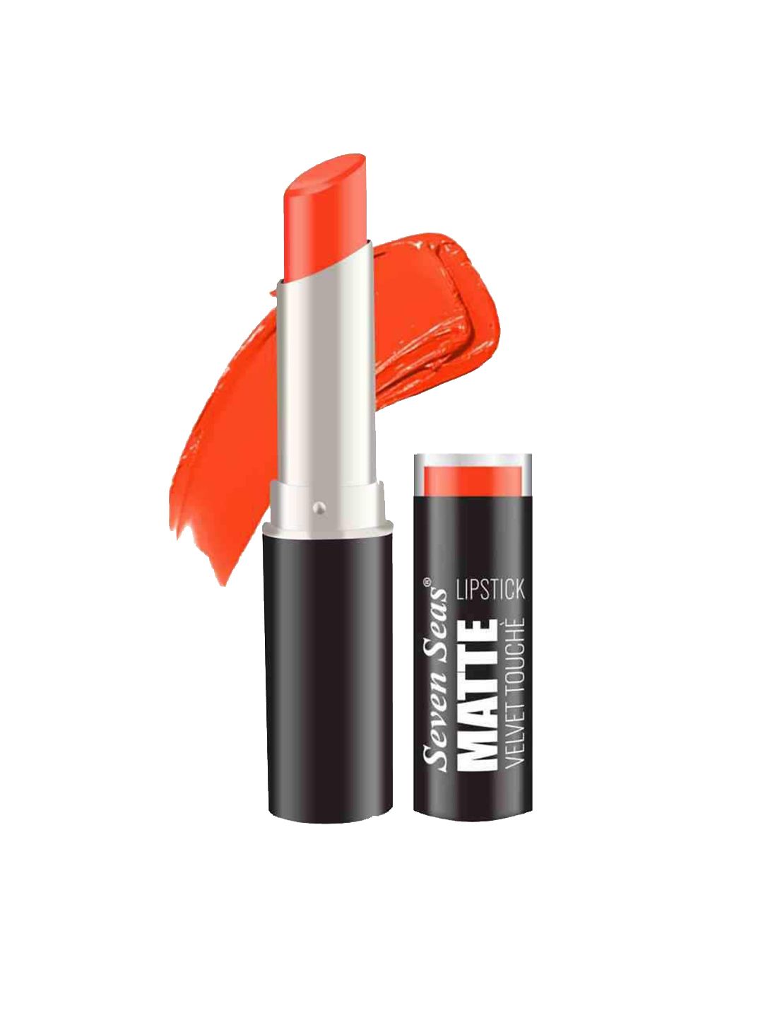 Seven Seas Orange Matte With You Lipstick - Russian Red Price in India