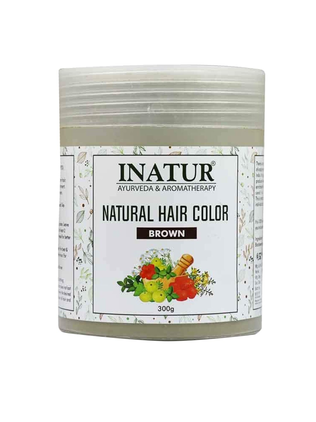 Inatur Brown Natural Hair Color 300 g - Brown Price in India