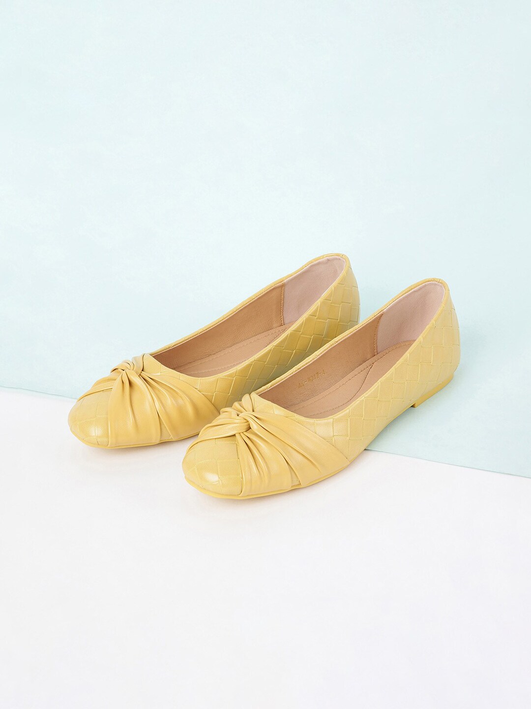 Ginger by Lifestyle Women Mustard Driving Shoes Price in India