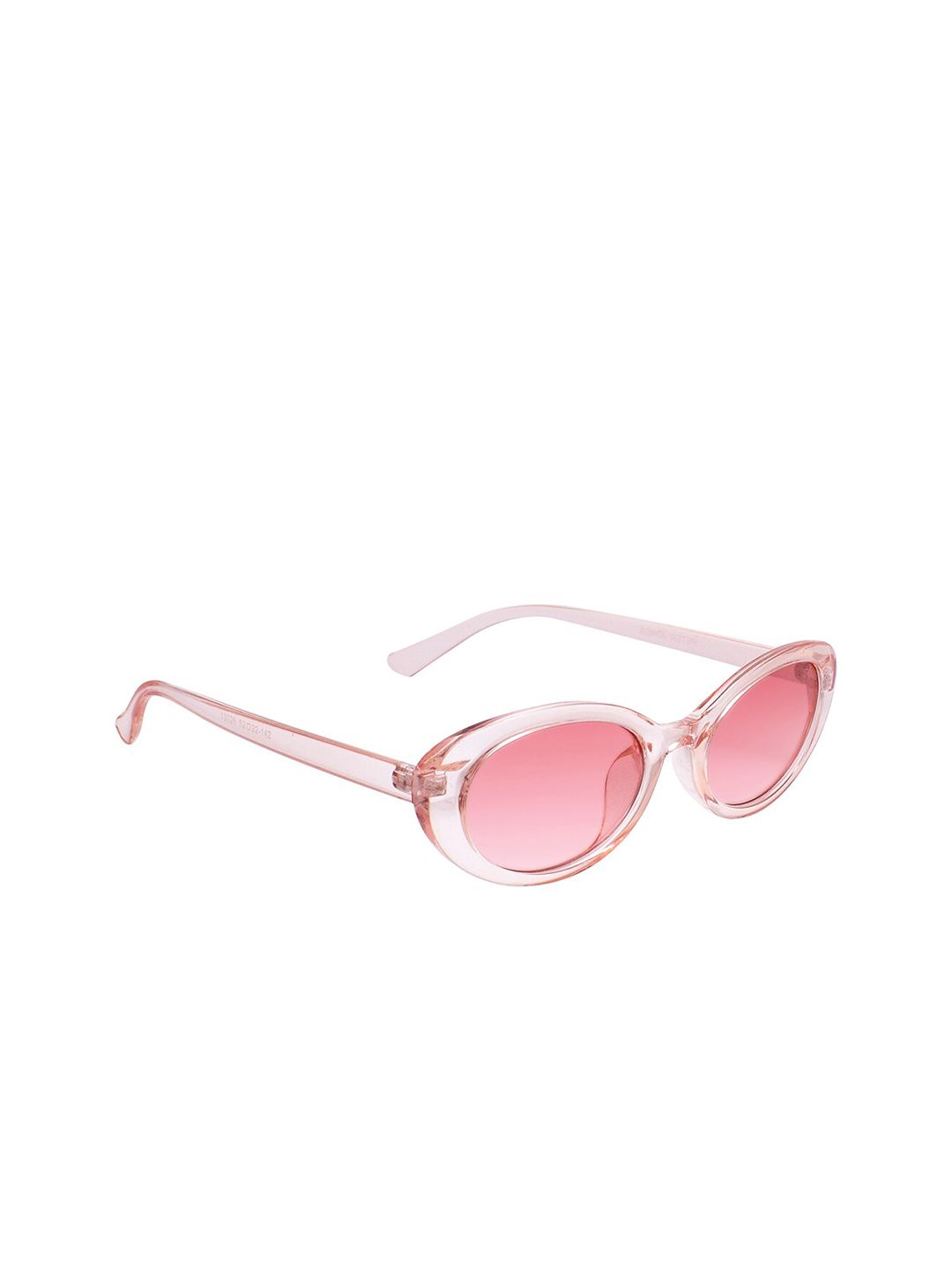 Peter Jones Eyewear Women Pink Lens & Pink Cateye Sunglasses 13026TPK Price in India