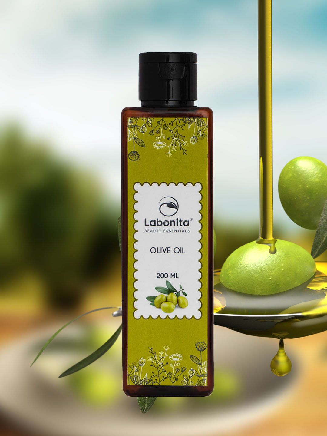 Labonita Chemical Free Olive Oil for Skin & Hair - 200 ml Price in India