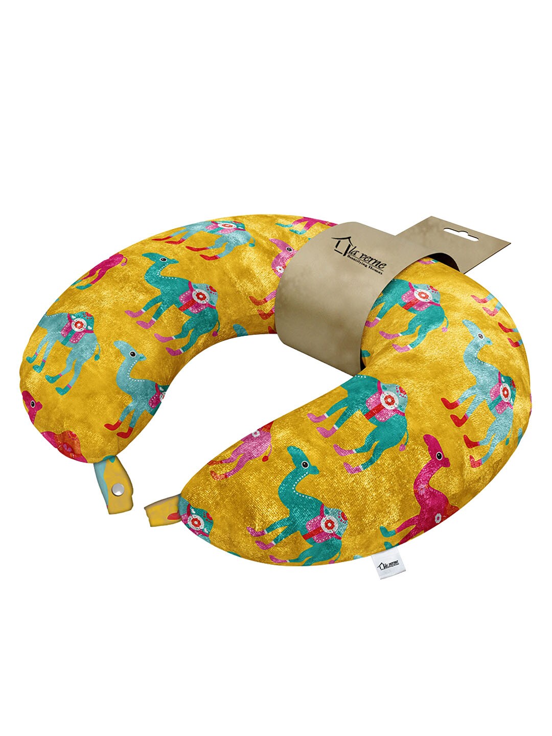 LA VERNE Assorted Printed Travel Neck Pillow Price in India