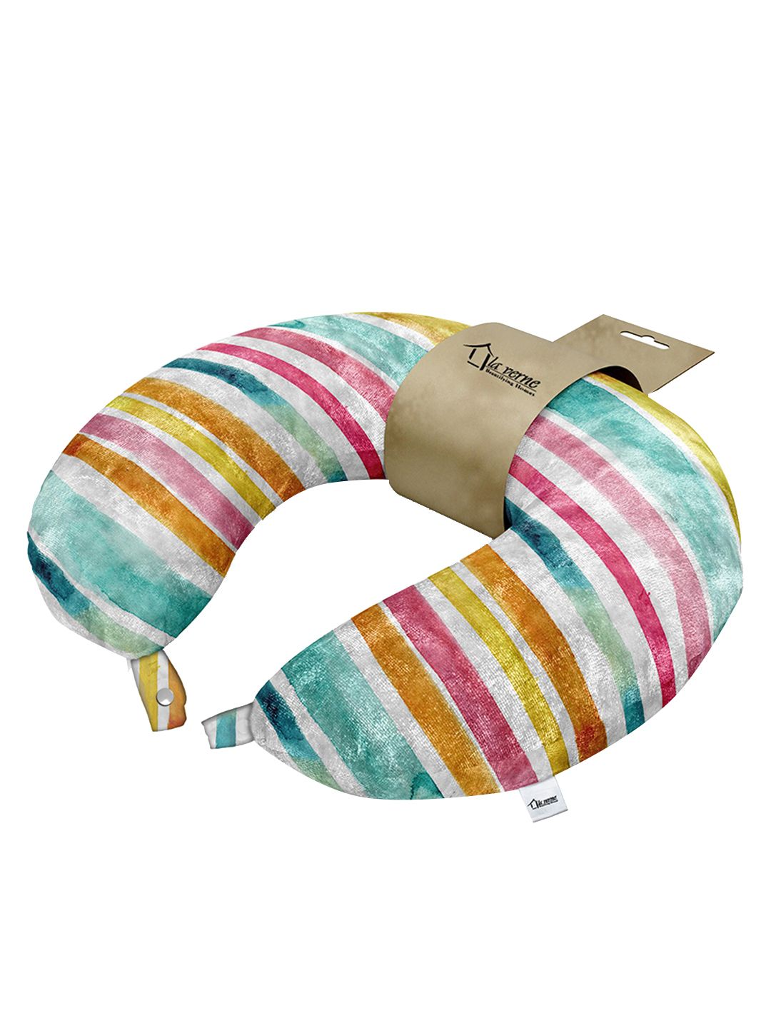 LA VERNE Assorted Printed Travel Neck Pillow Price in India
