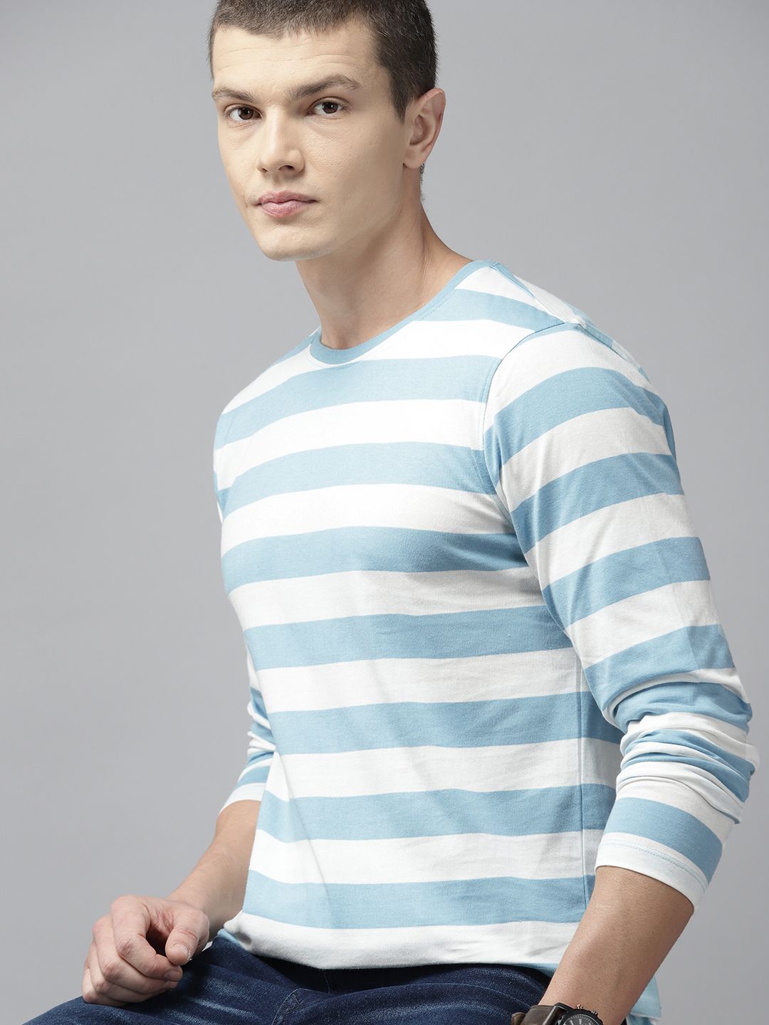 The Roadster Lifestyle Co. Striped T-shirt