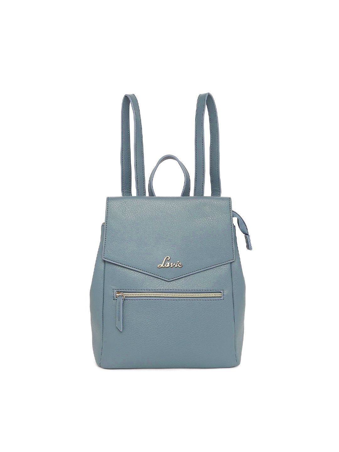 Lavie Women Blue Solid Backpack Price in India