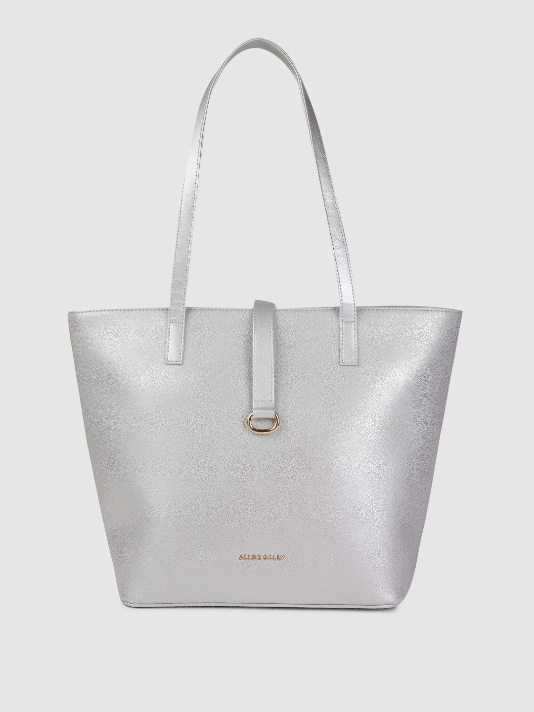 Allen Solly Silver-Toned Solid Shoulder Bag Price in India