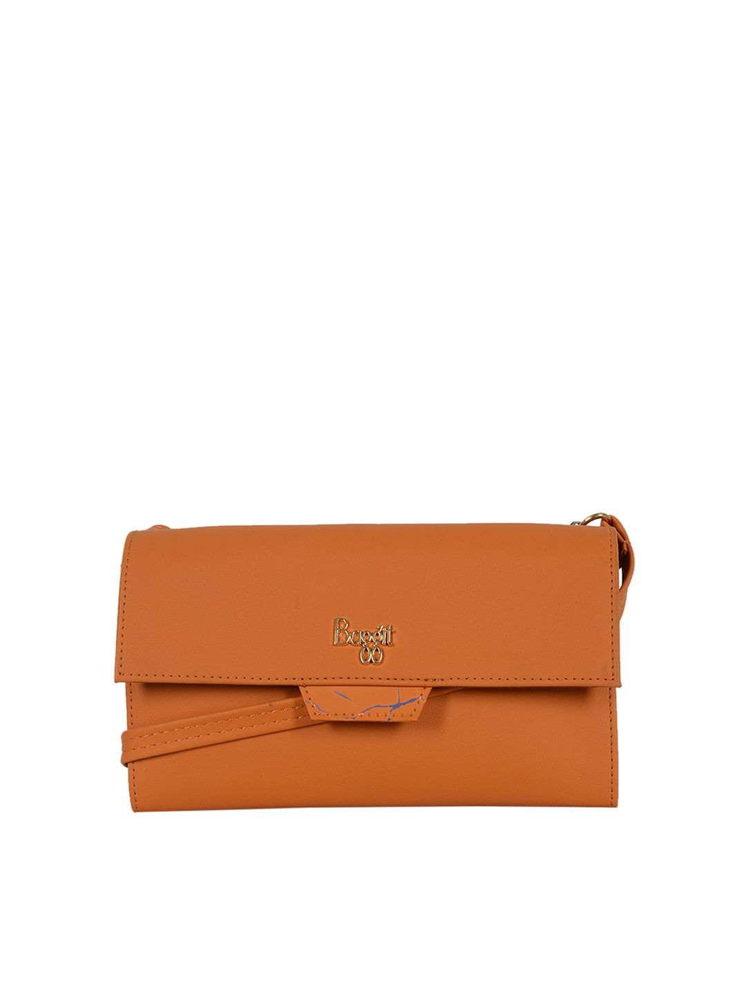 Baggit Women Orange Solid Envelope Wallet Price in India