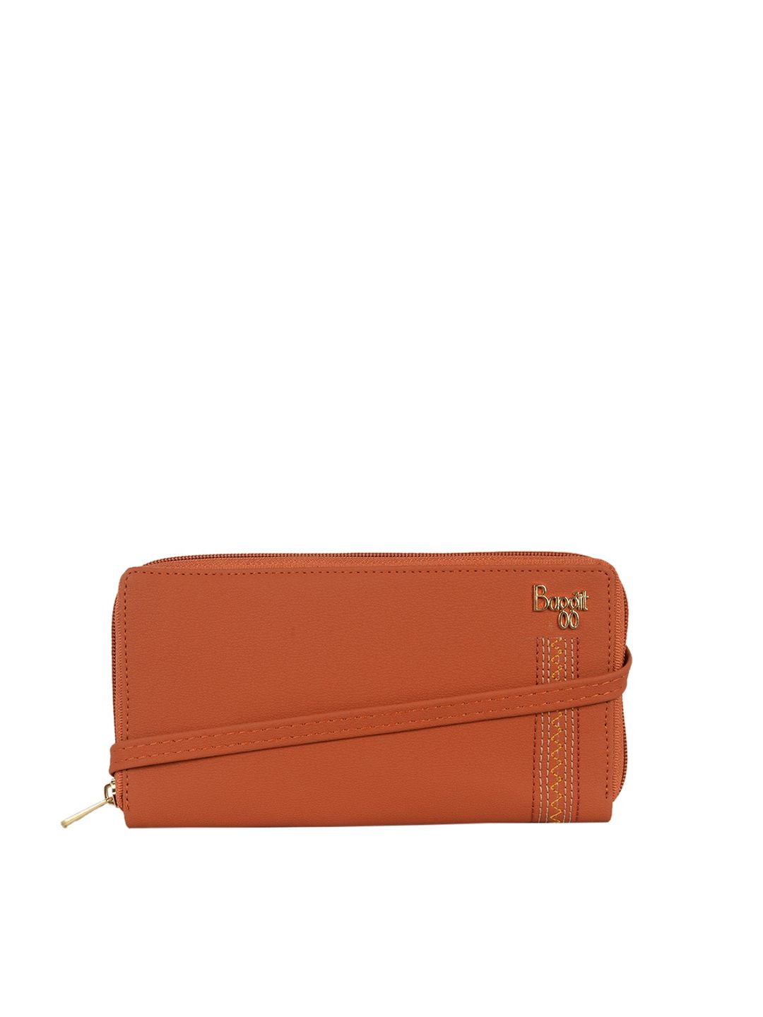 Baggit Women Tan Zip Around Wallet Price in India