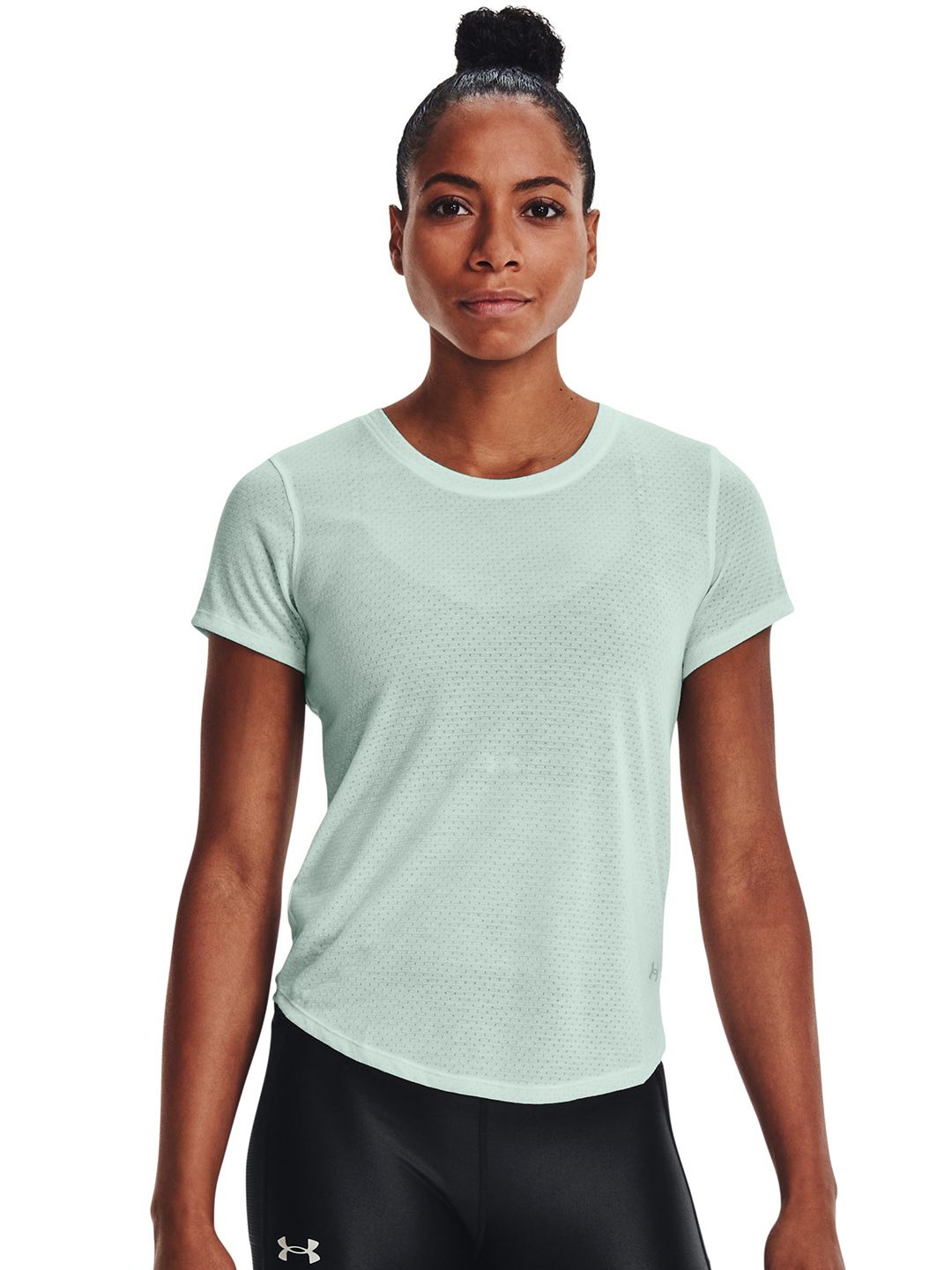 UNDER ARMOUR Women Blue Running UA Streaker SS T-shirt Price in India