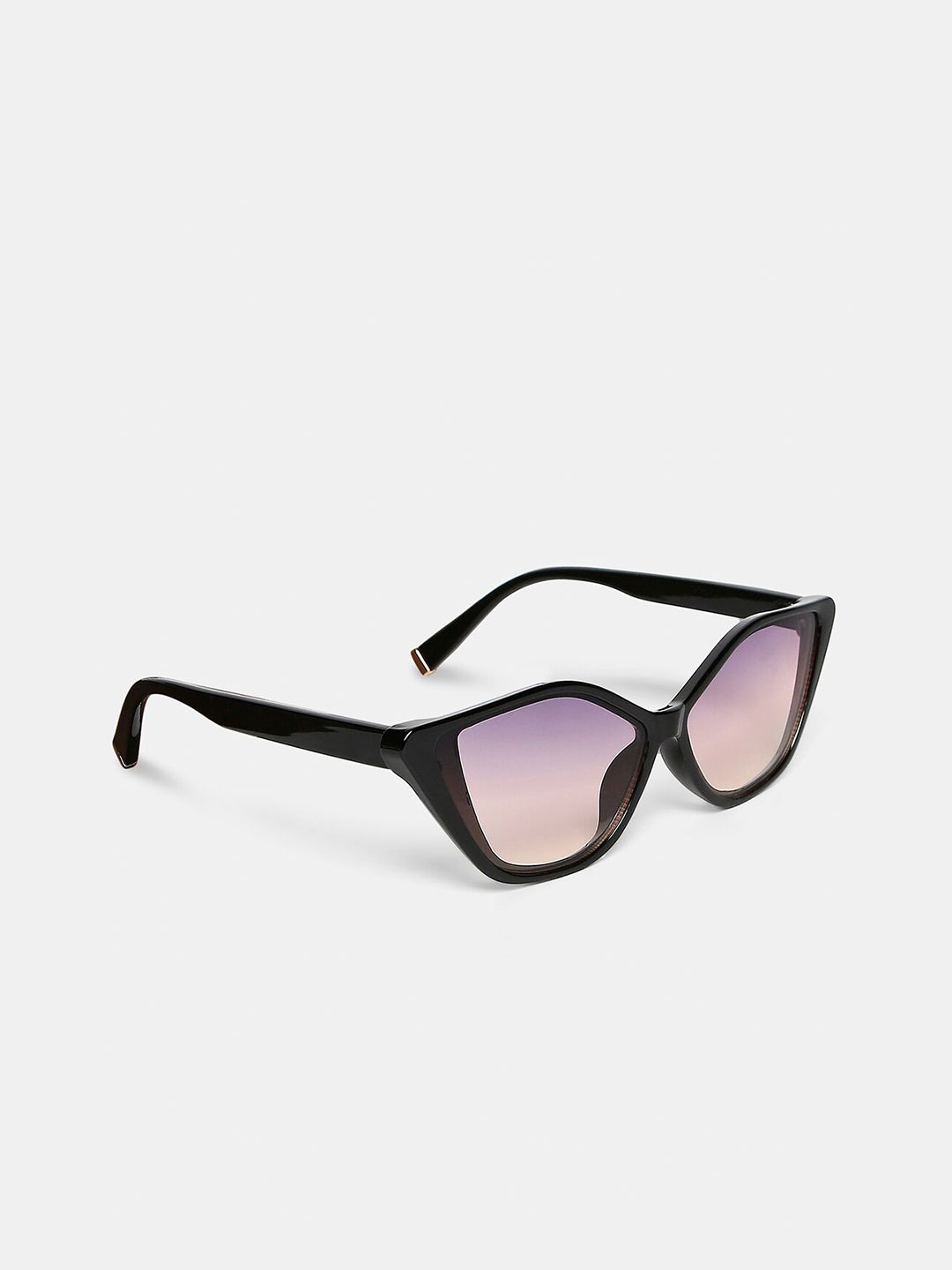 20Dresses Women Purple Lens & Black Cateye Sunglasses Price in India