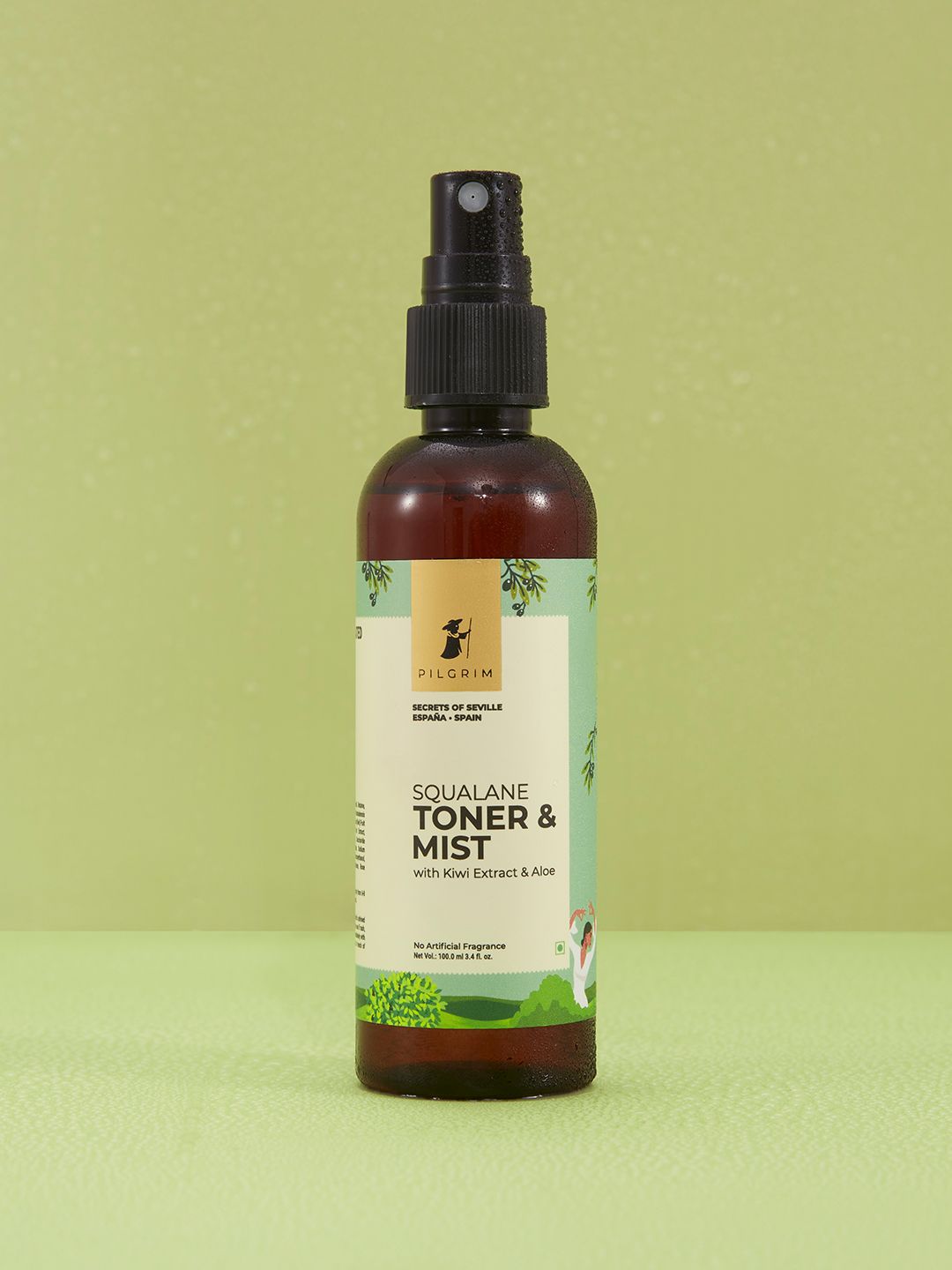 Pilgrim Squalane Alcohol-Free Hydrating Face Toner & Mist - 100 ml
