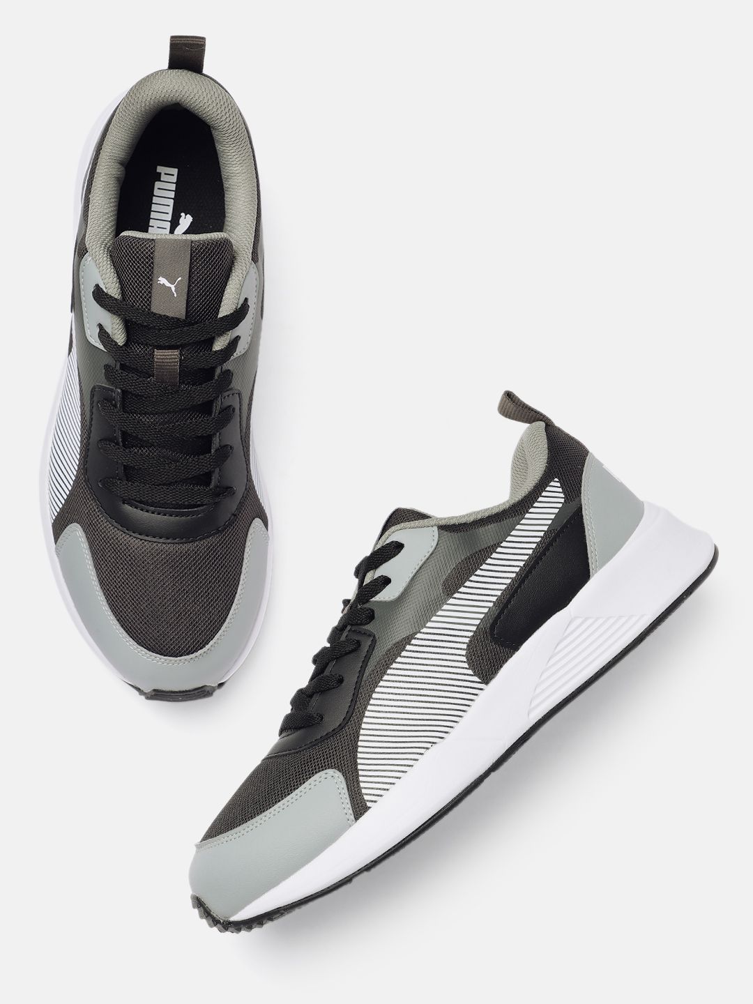 Puma Puma Men Grey Cblock IDP Sneakers