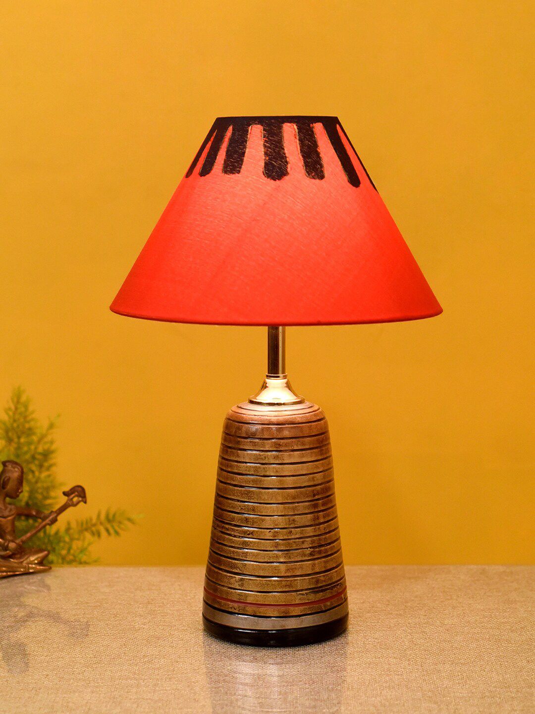 AAKRITI ART CREATIONS Red Koala Table Lamp Price in India