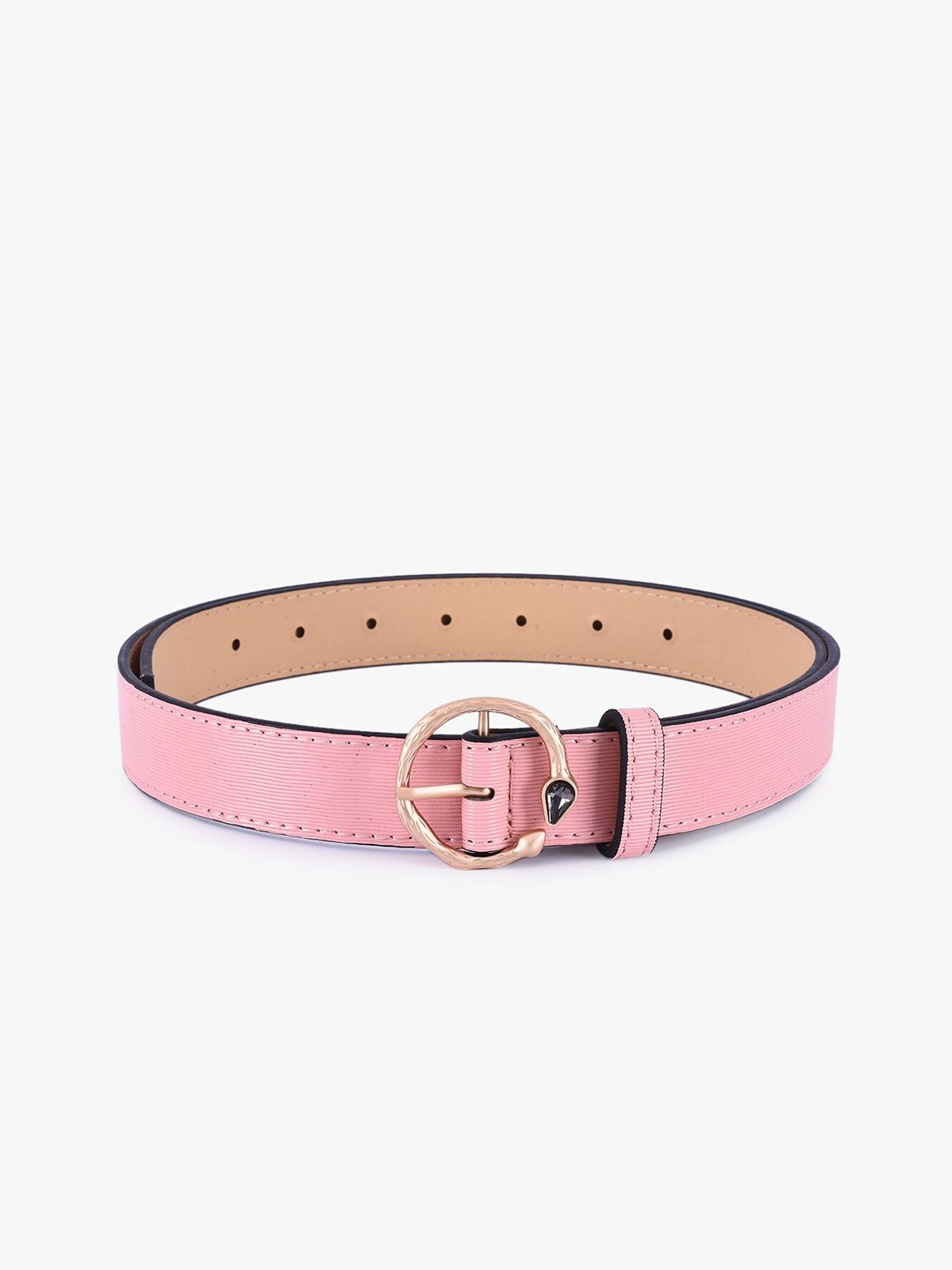 BuckleUp Women Pink Buckle-Up Belt Price in India