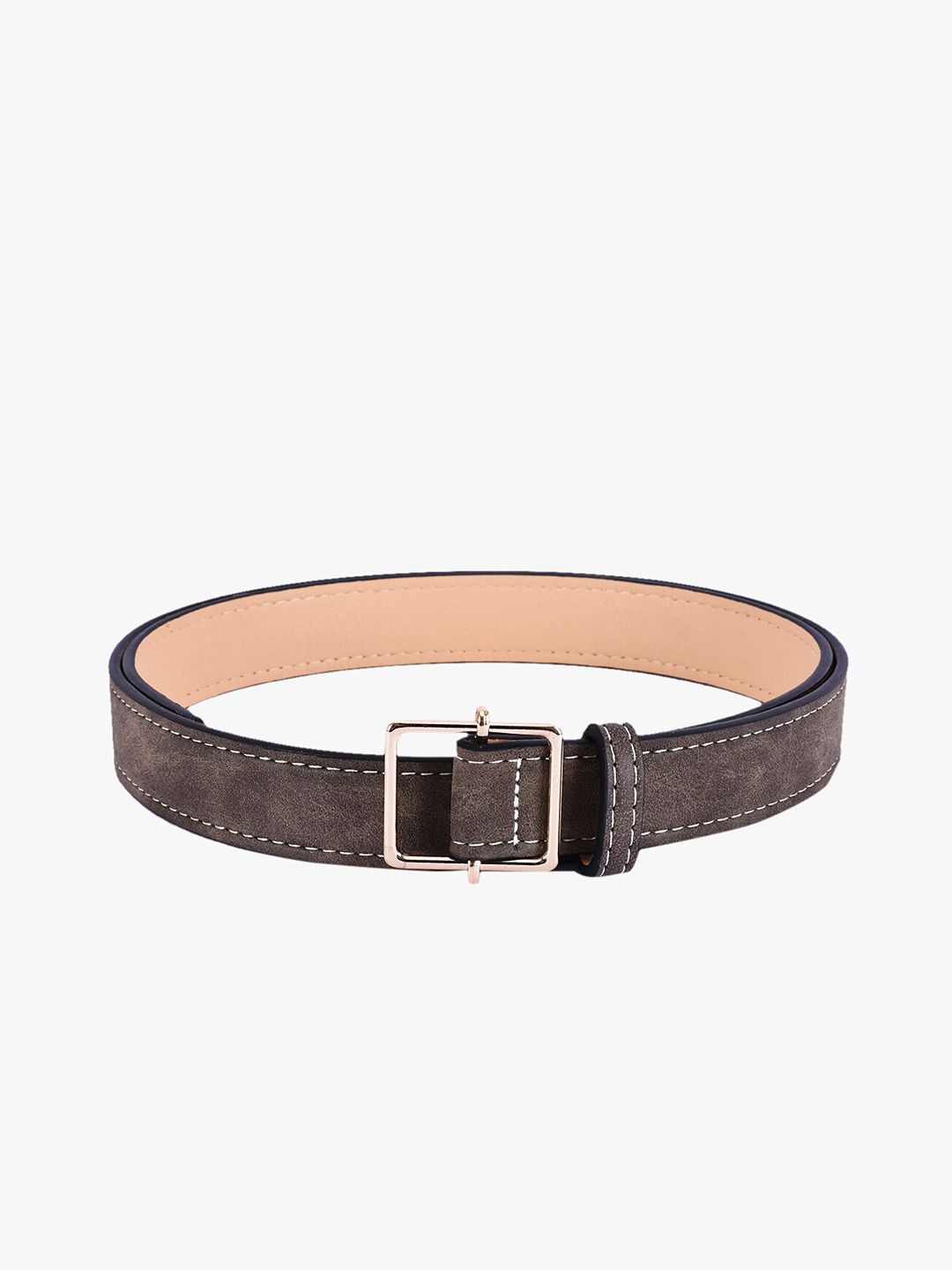 BuckleUp Women Brown Solid Belt Price in India