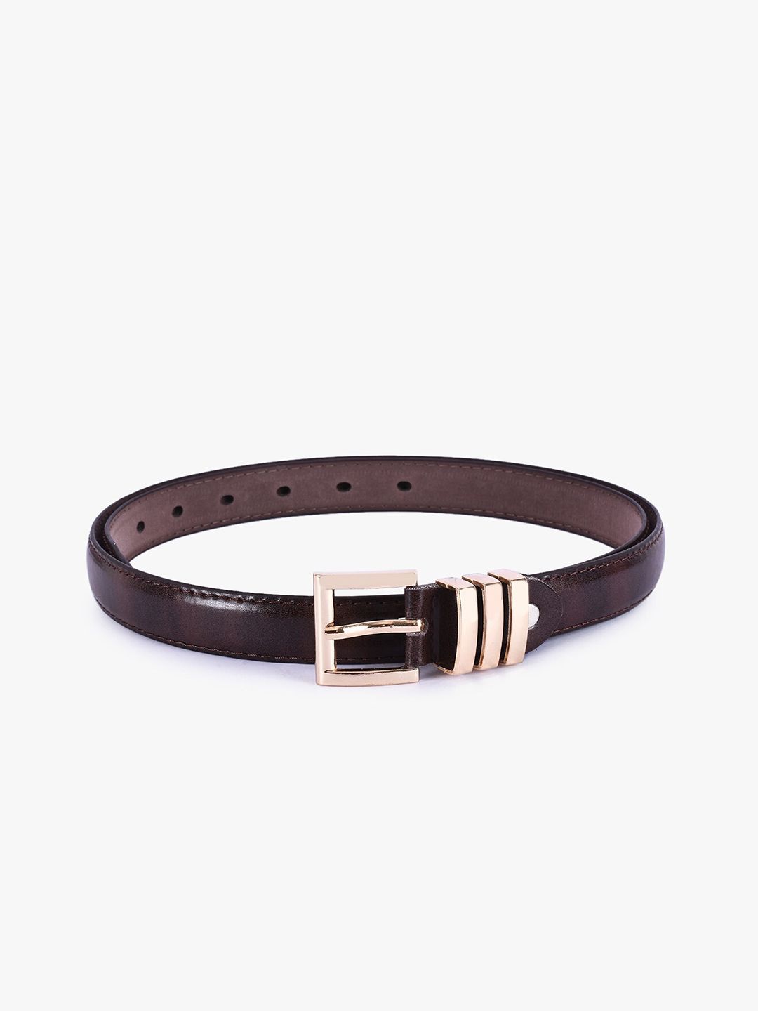 BuckleUp Women Brown Buckle-Up Belt Price in India