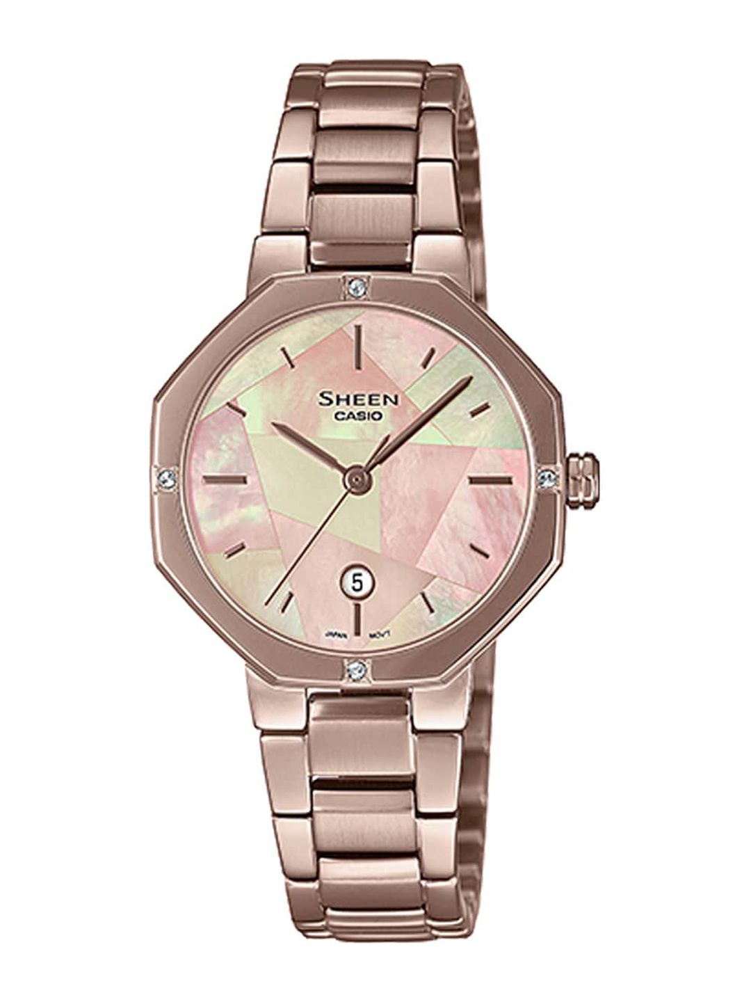 CASIO Women Pink Mother of Pearl Wrap Around Straps Analogue Watch Price in India