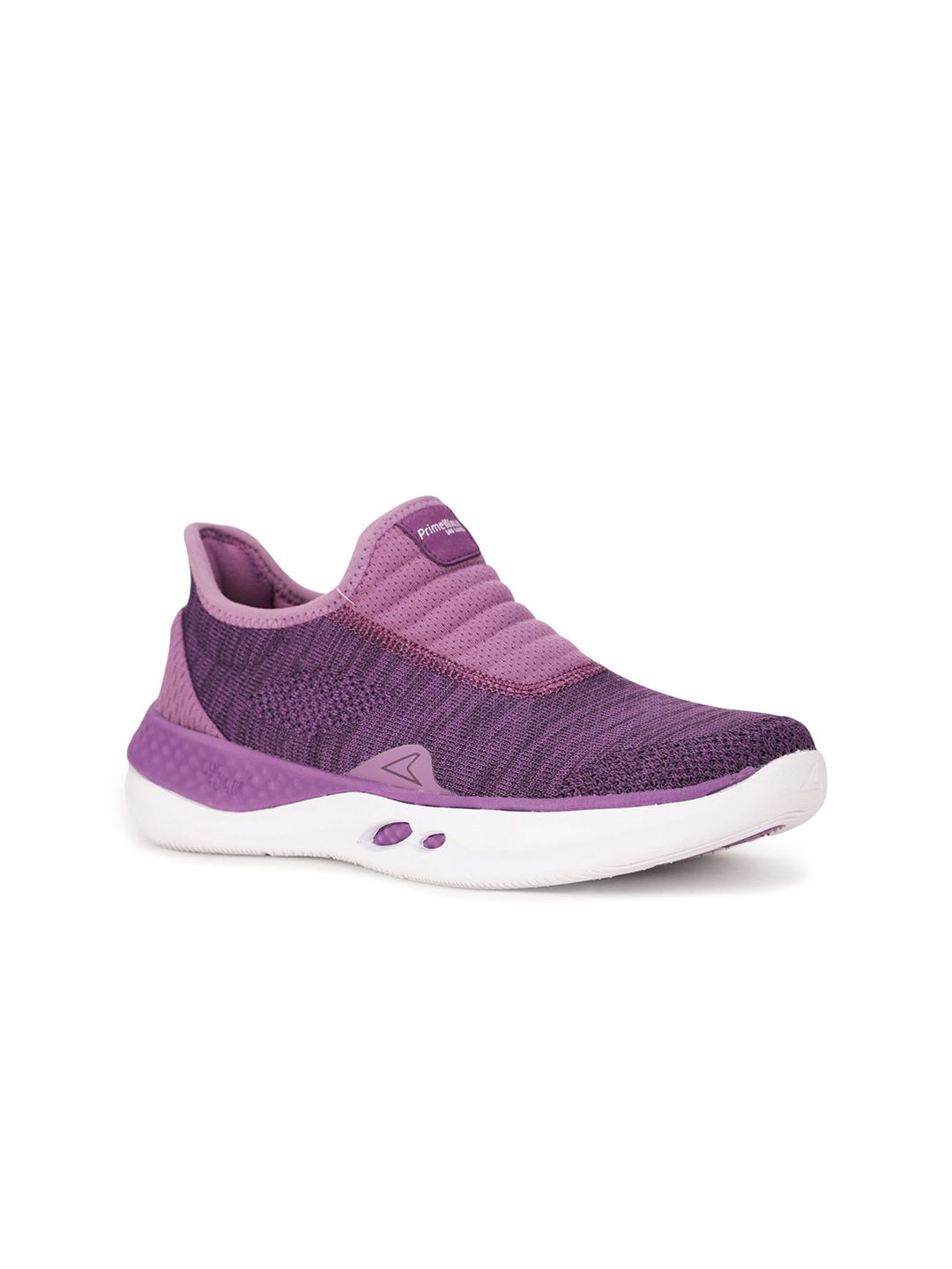 Power Women Purple Woven Design Slip-On Sneakers Price in India