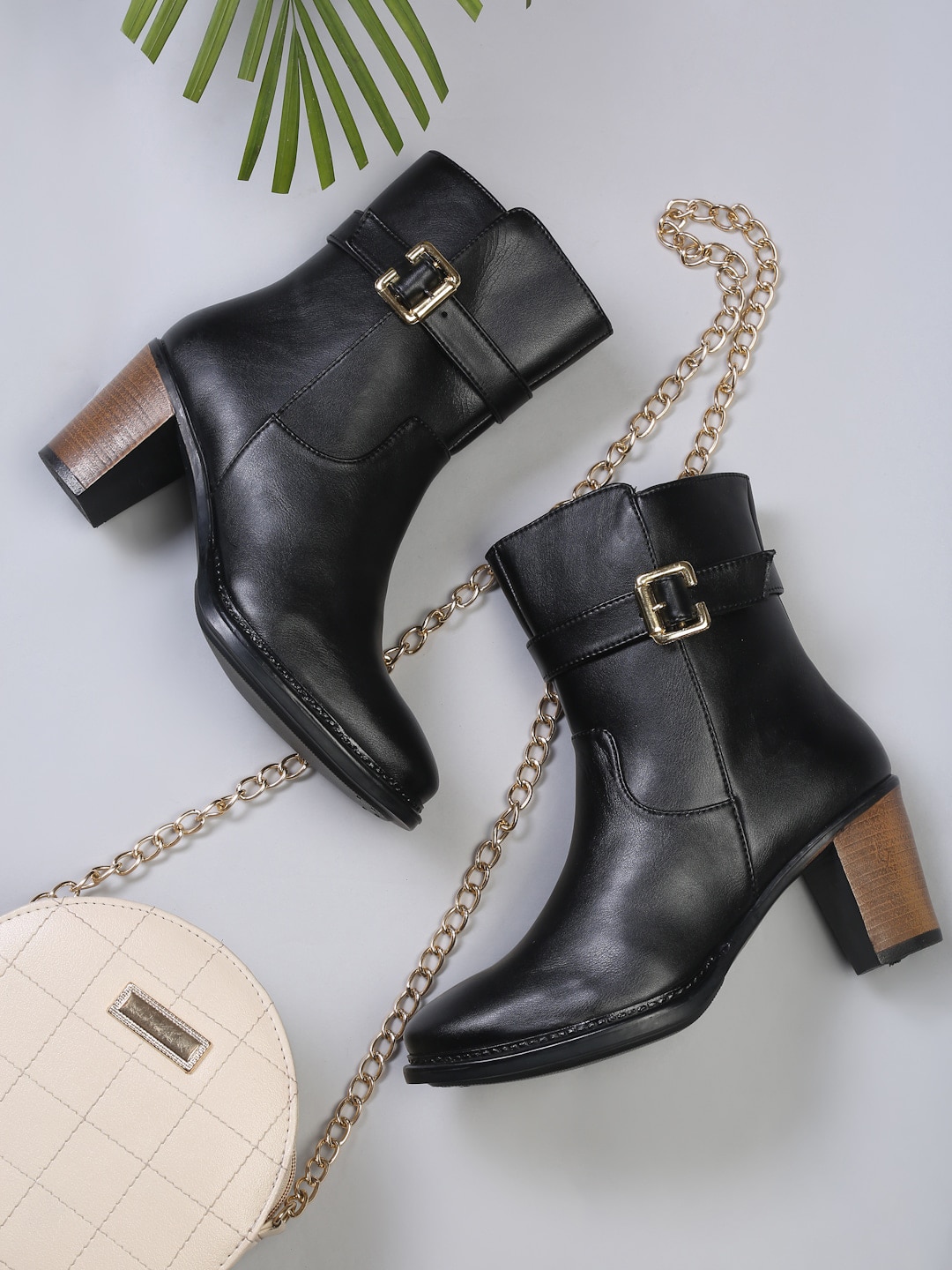 Roadster Women Black Boots Price in India
