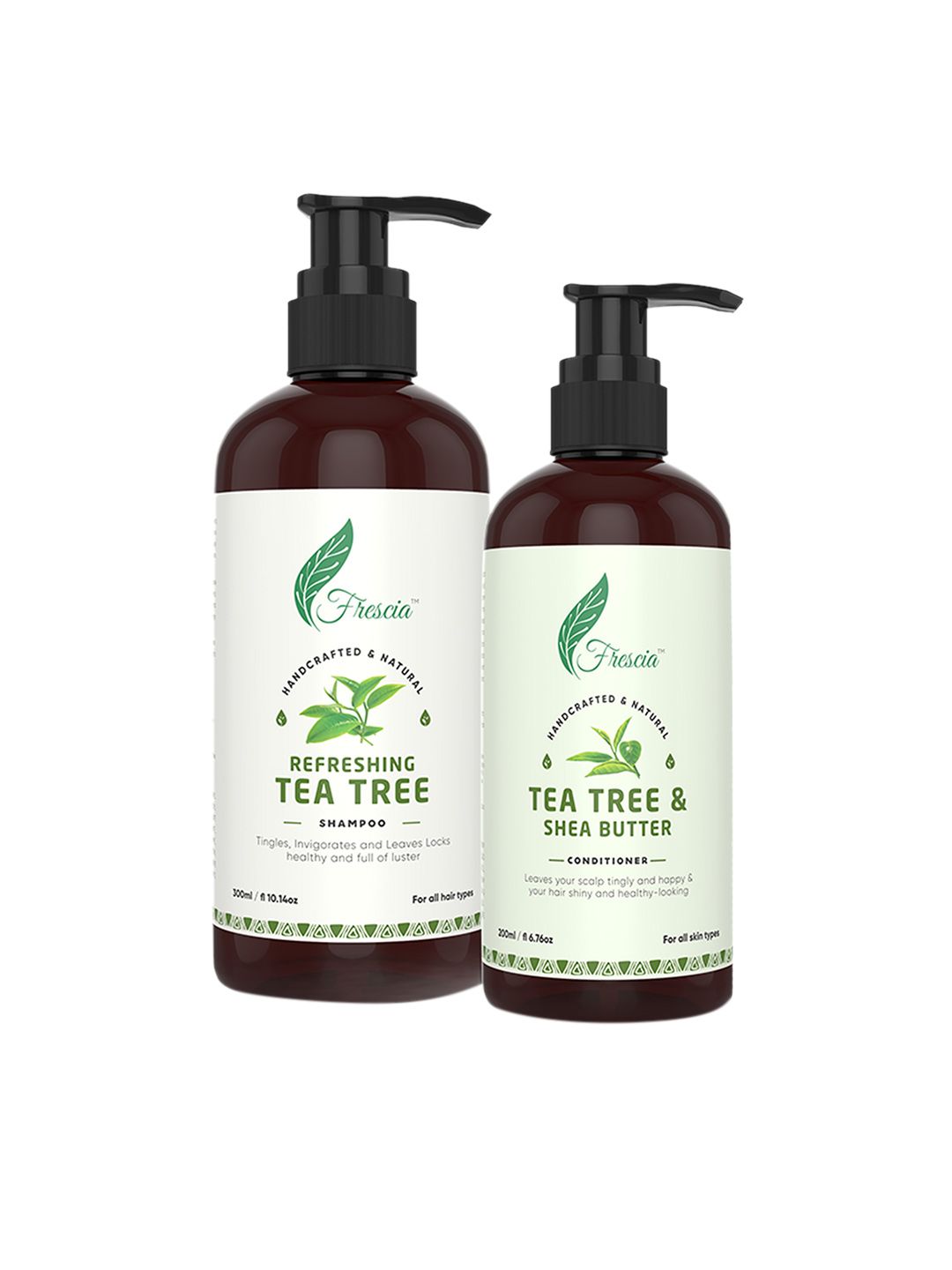 Frescia Set of Tea Tree Hair Care Shampoo 300 ml & Conditioner 200 ml Price in India