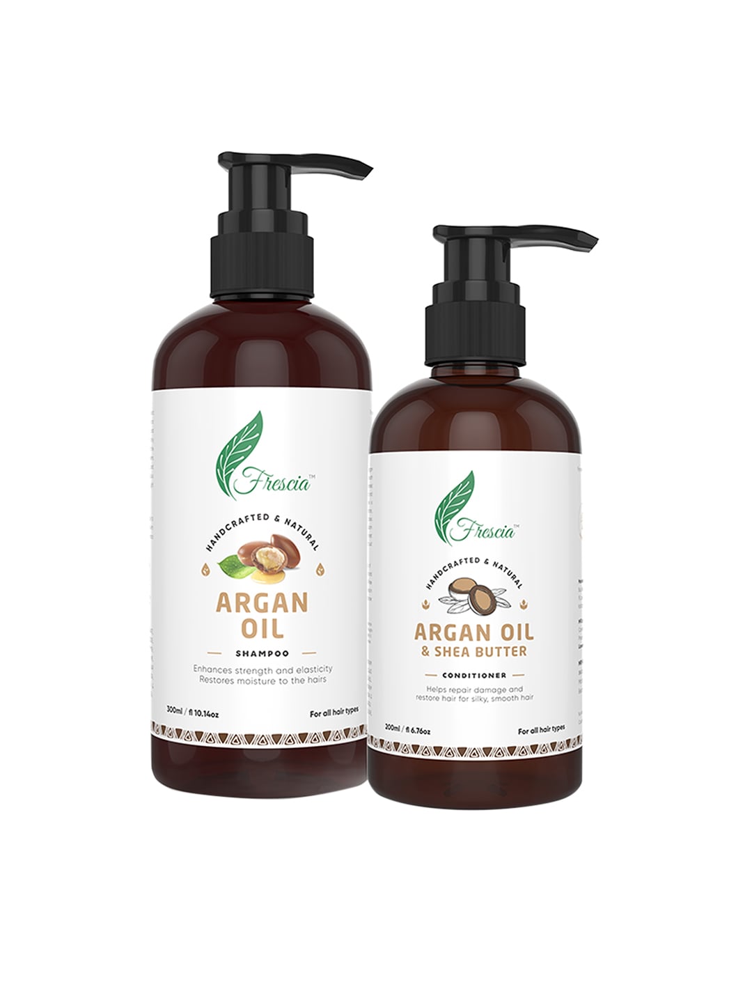 Frescia Set of Argan Oil Hair Care Shampoo 300 ml & Conditioner 200 ml Price in India