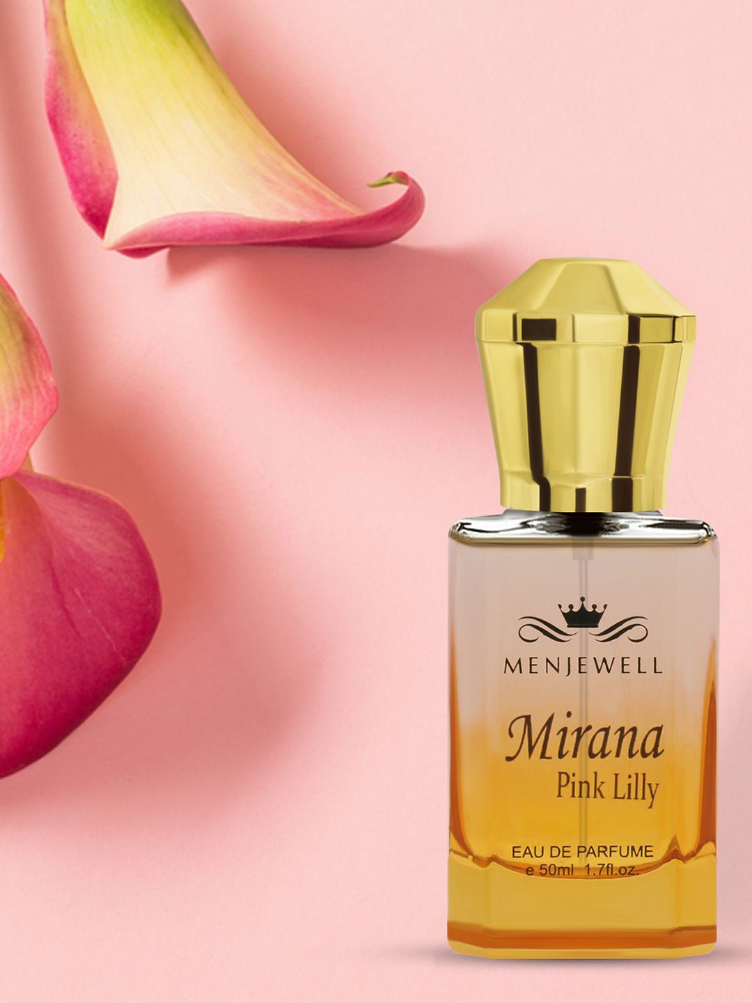 Menjewell Women Mirana Pink Lilly Eau de Parfum 50 ml Price in India