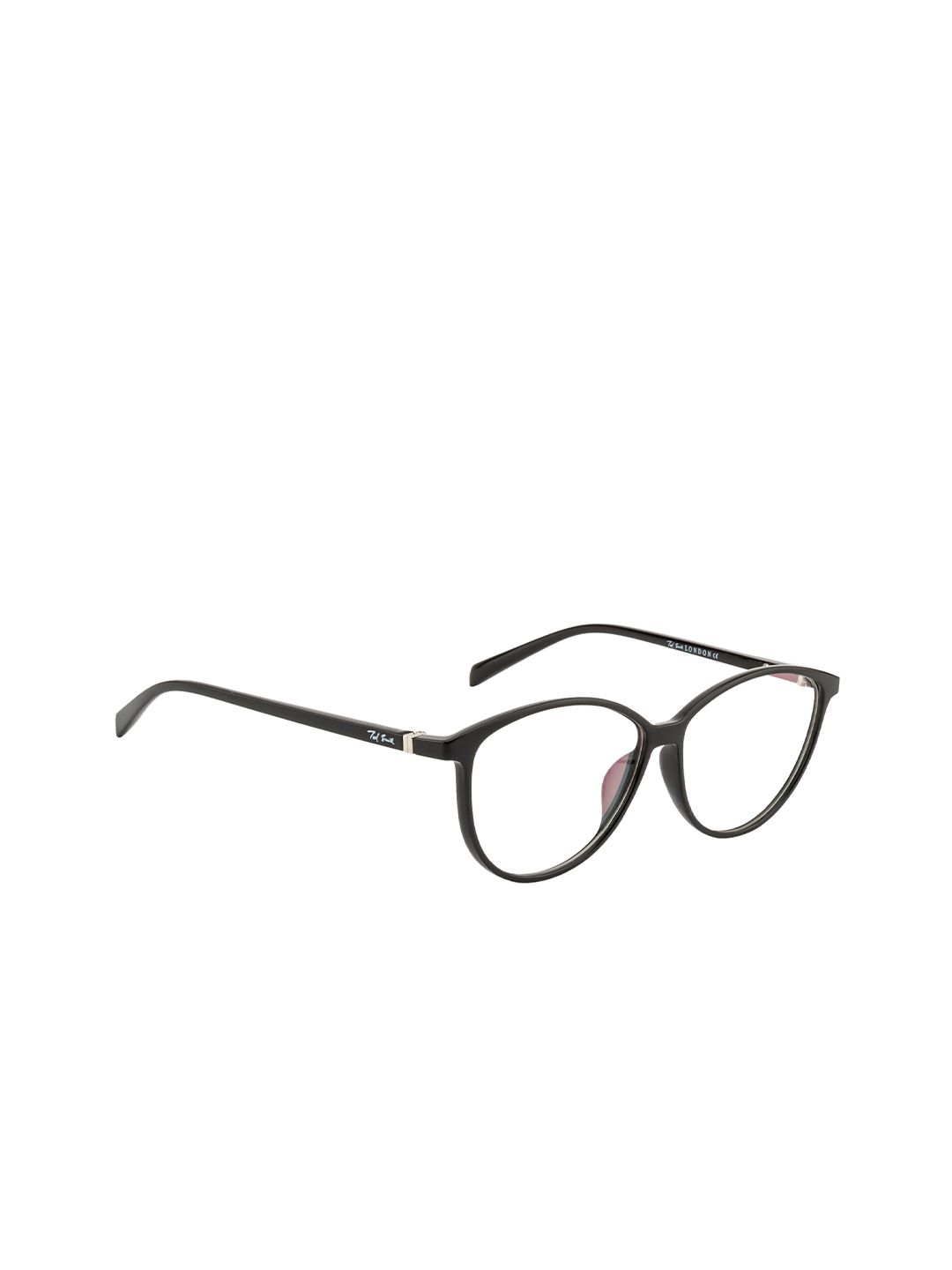 Ted Smith Women Black Full Rim Cateye Frames TSF-TR-9114_C01 Price in India