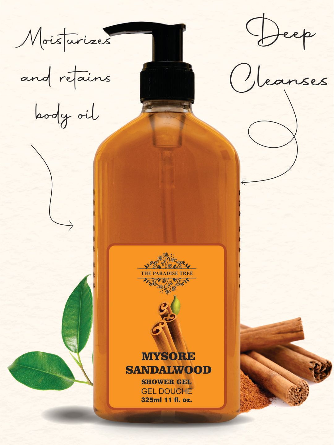 The Paradise Tree Mysore Sandalwood Shower Gel - 325 ml