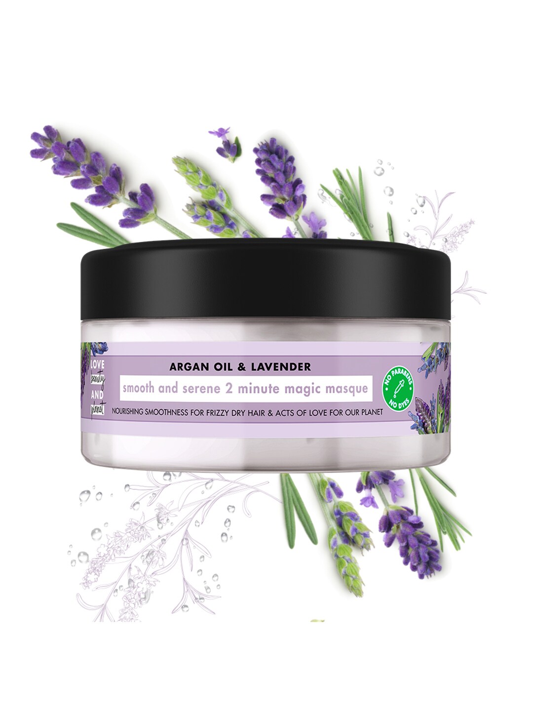 Love Beauty & Planet Argan Oil & Lavender 2-Minute Magic Hair Masque - 200ml Price in India