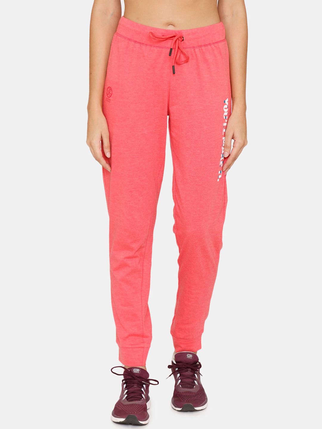 Rosaline by Zivame Women Pink Solid Track Pants Price in India