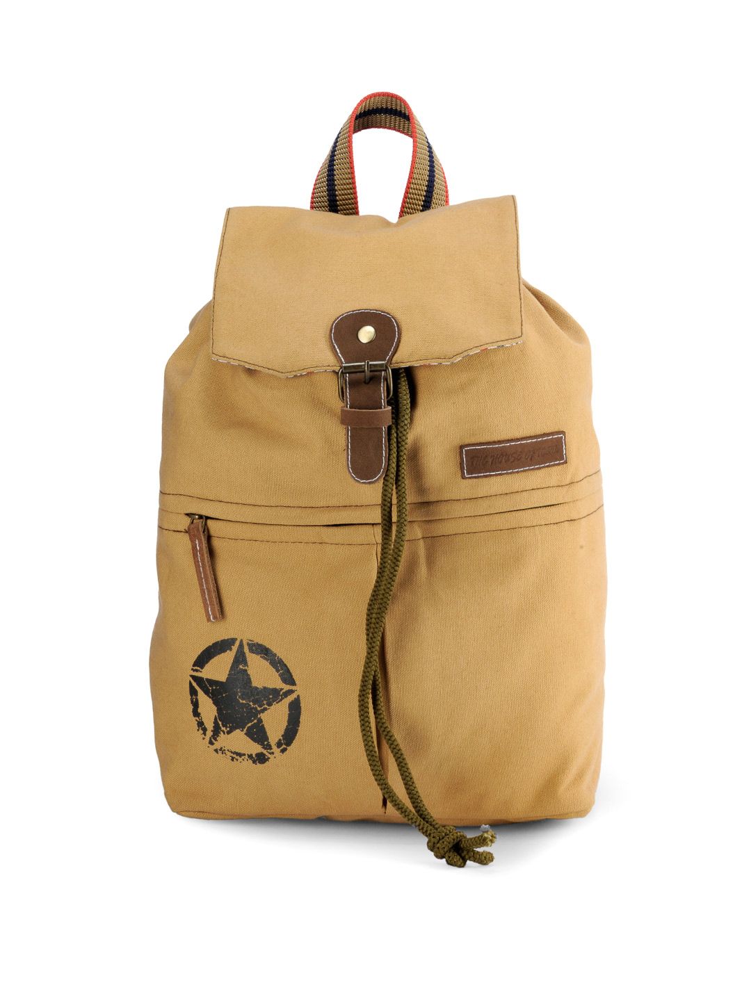 The House of Tara Unisex Beige Backpack Price in India