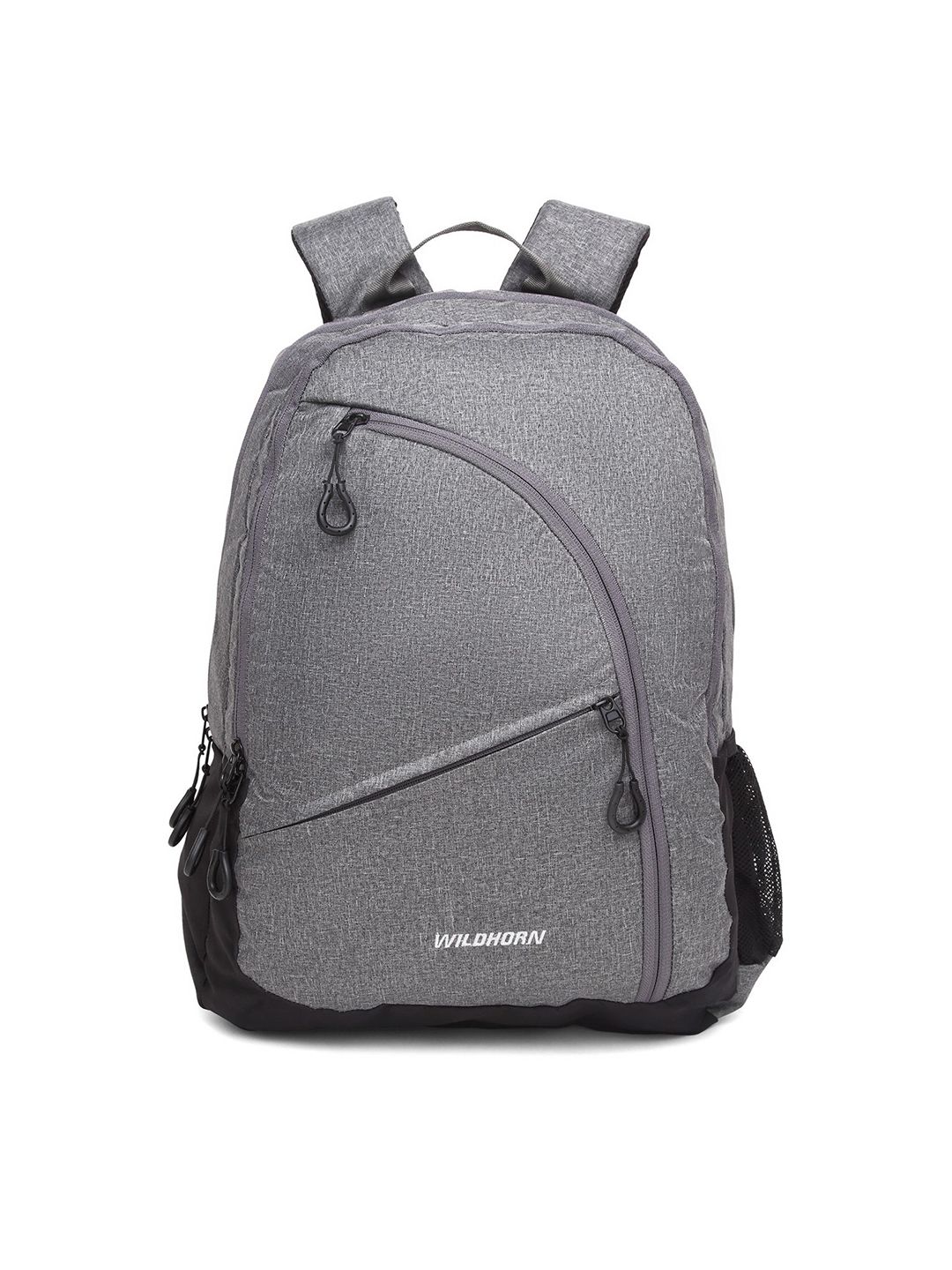 WildHorn Unisex Grey Solid Laptop Backpack Price in India