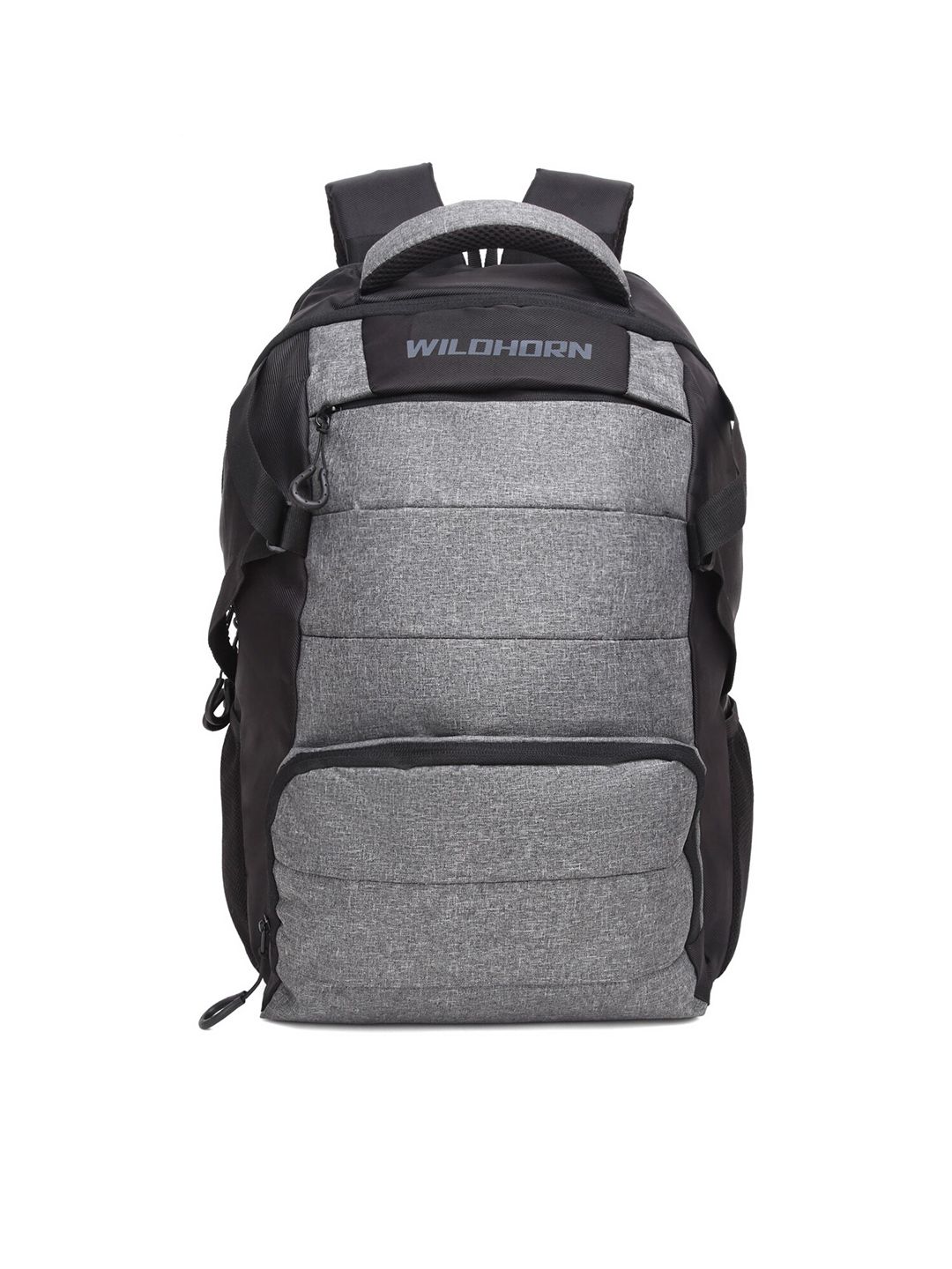 WildHorn Unisex Grey 16 Inch Laptop Backpack with Compression Straps Price in India