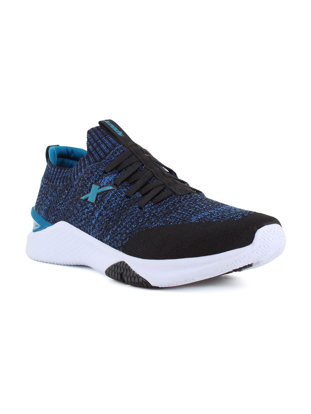 Sparx Men Blue & Black Mesh Running Non-Marking Shoes