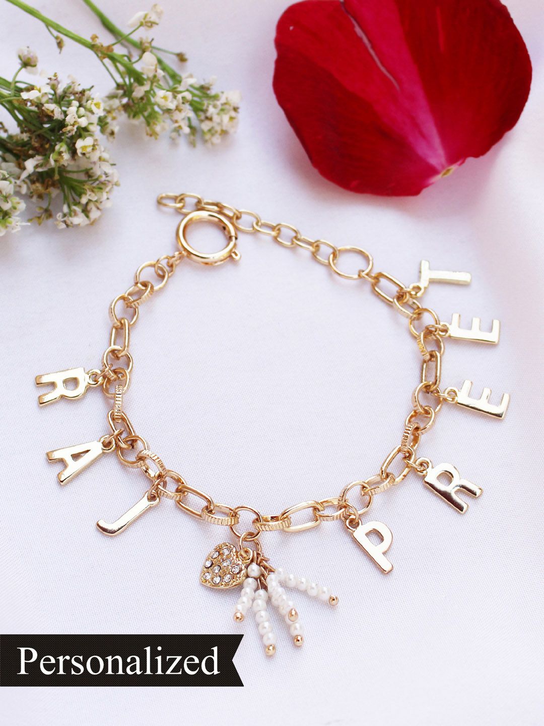 Runway Ritual Women Gold-Plated Charm Bracelet Price in India