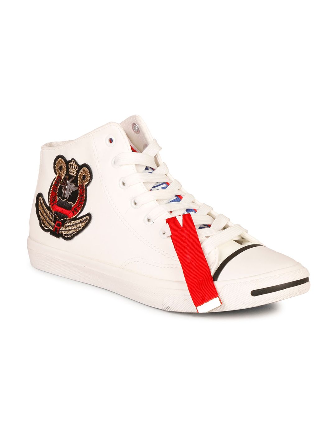 MOZAFIA Men White Sneakers