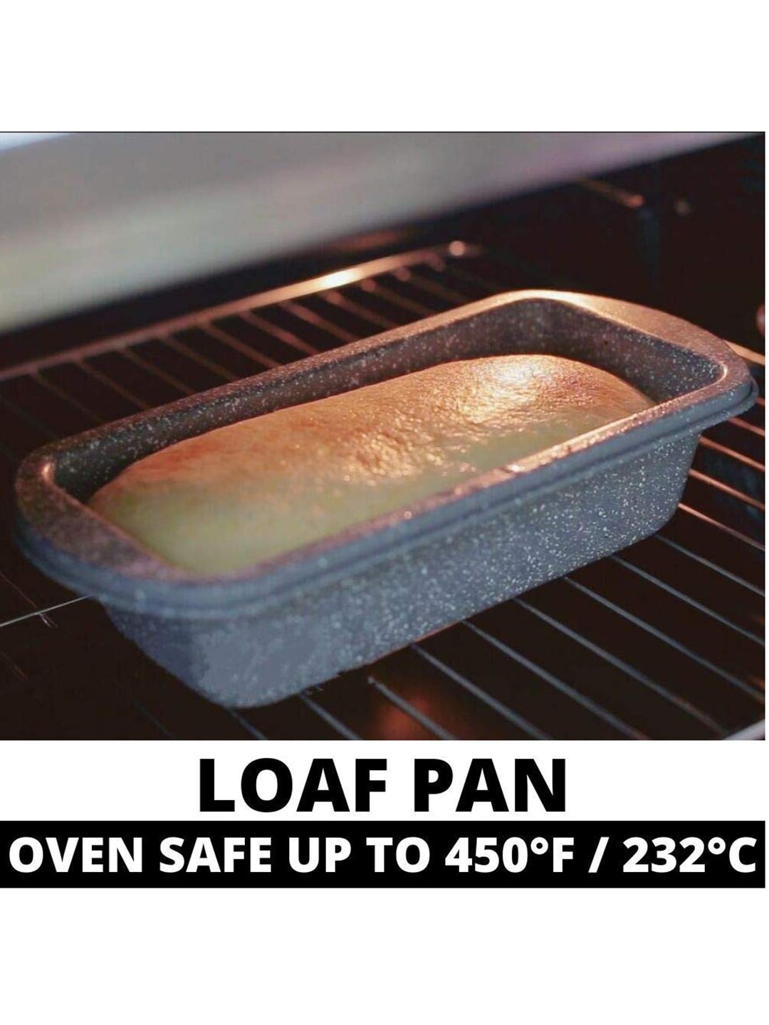Femora Set of 2 Grey Carbon Steel Non-Stick Baking Loaf Pan Price in India